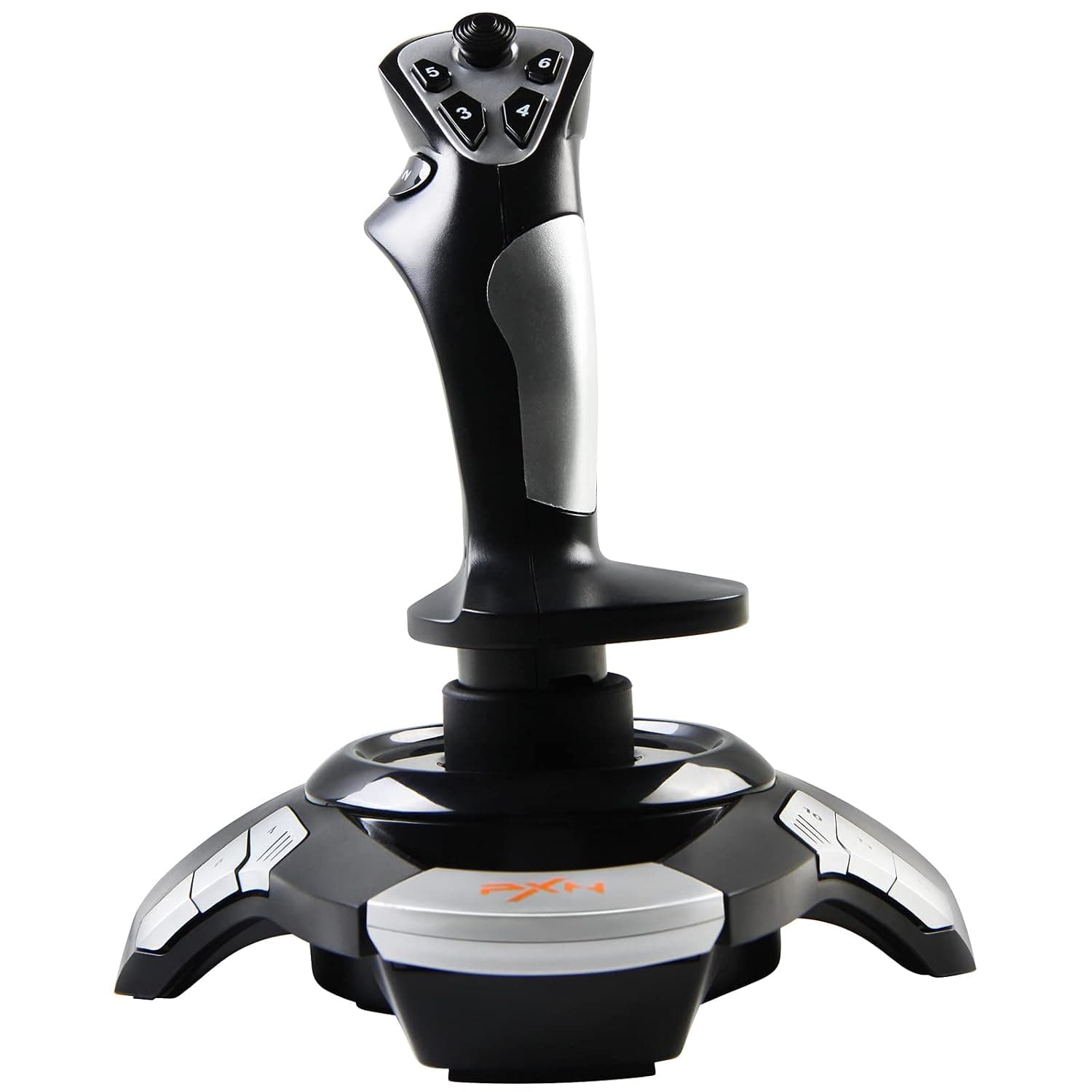 PXN-F16 PC Joystick Flight Simulator Controls Flight Stick Joystick for PC Windows XP/7/8/10, 8-way Hat Switch, 12 Programmable Buttons, Rapid-fire Trigger, USB