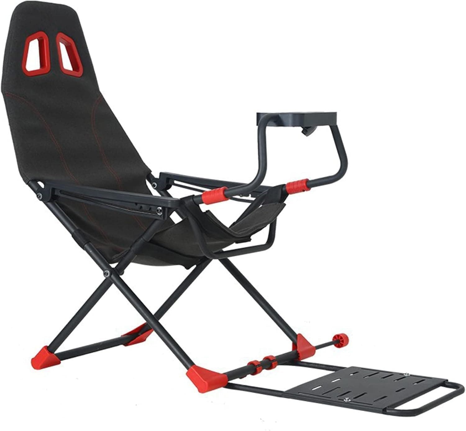 Adjustable Racing Simulator Cockpit with Ergonomic Seat, Foldable Wheel Stand for PC, PS4, PS5 & Xbox Series X|S - Ultimate Gaming Experience Setup
