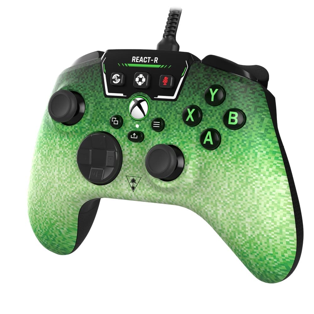 Turtle Beach React-R Pixel Wired Gaming Controller with Audio Controls, Mappable Buttons & Textured Grips for Xbox Series X|S, Xbox One & PC [Officially Licensed for Xbox]