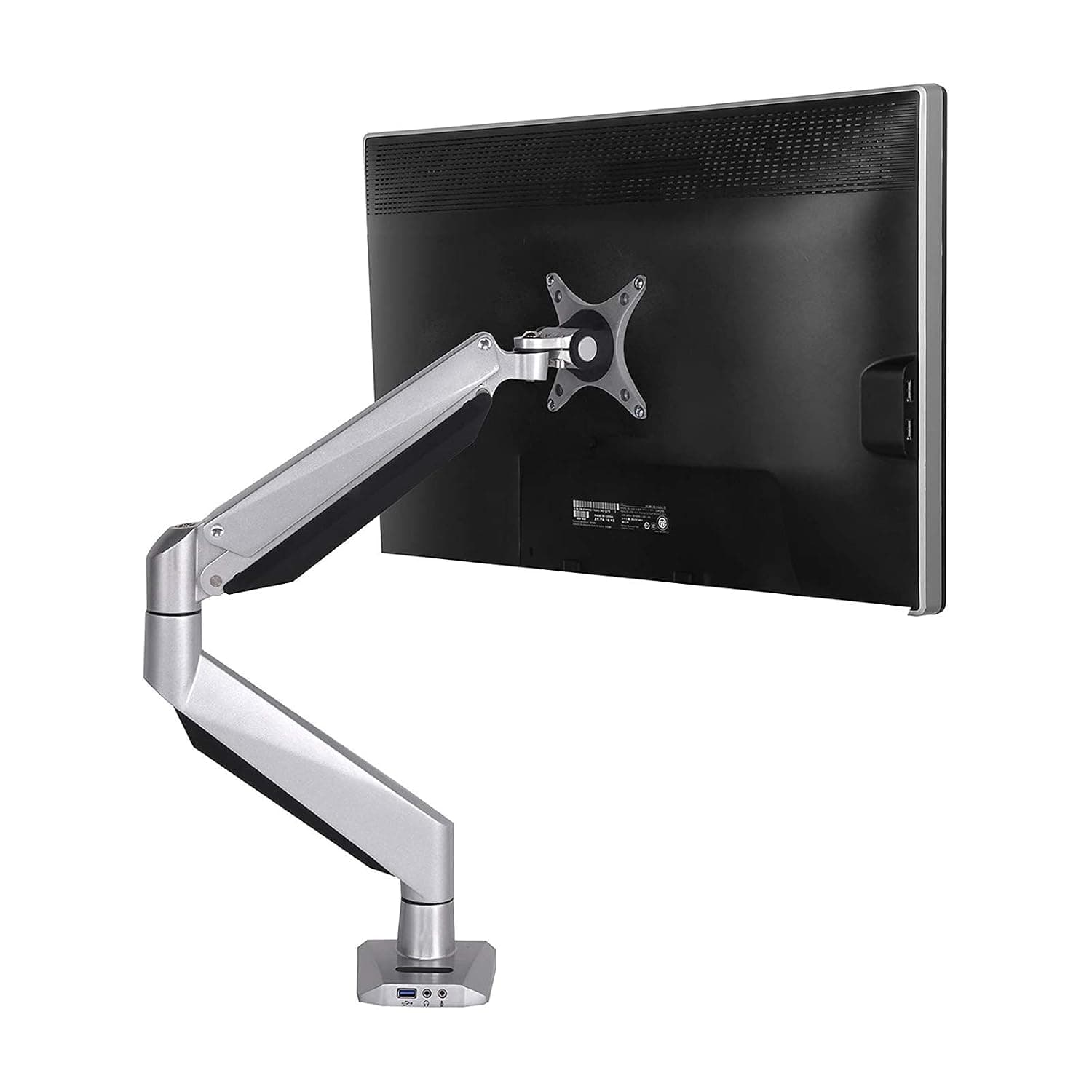 FLEXIMOUNTS D7L Heavy Duty Gas Spring Swing Monitor Arm Desk Stand Monitor Mount Fits for 10"-30" Monitor Weighting 6-15KG