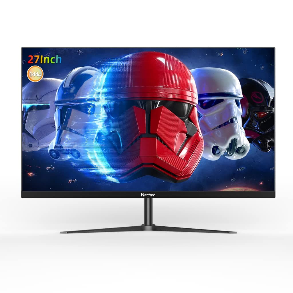 Prechen 27 Inch 144Hz Monitor, IPS Panel Full HD 1080p, HDMI/VGA, Gaming, Wall Mount, Freesync, 1 Year Warranty