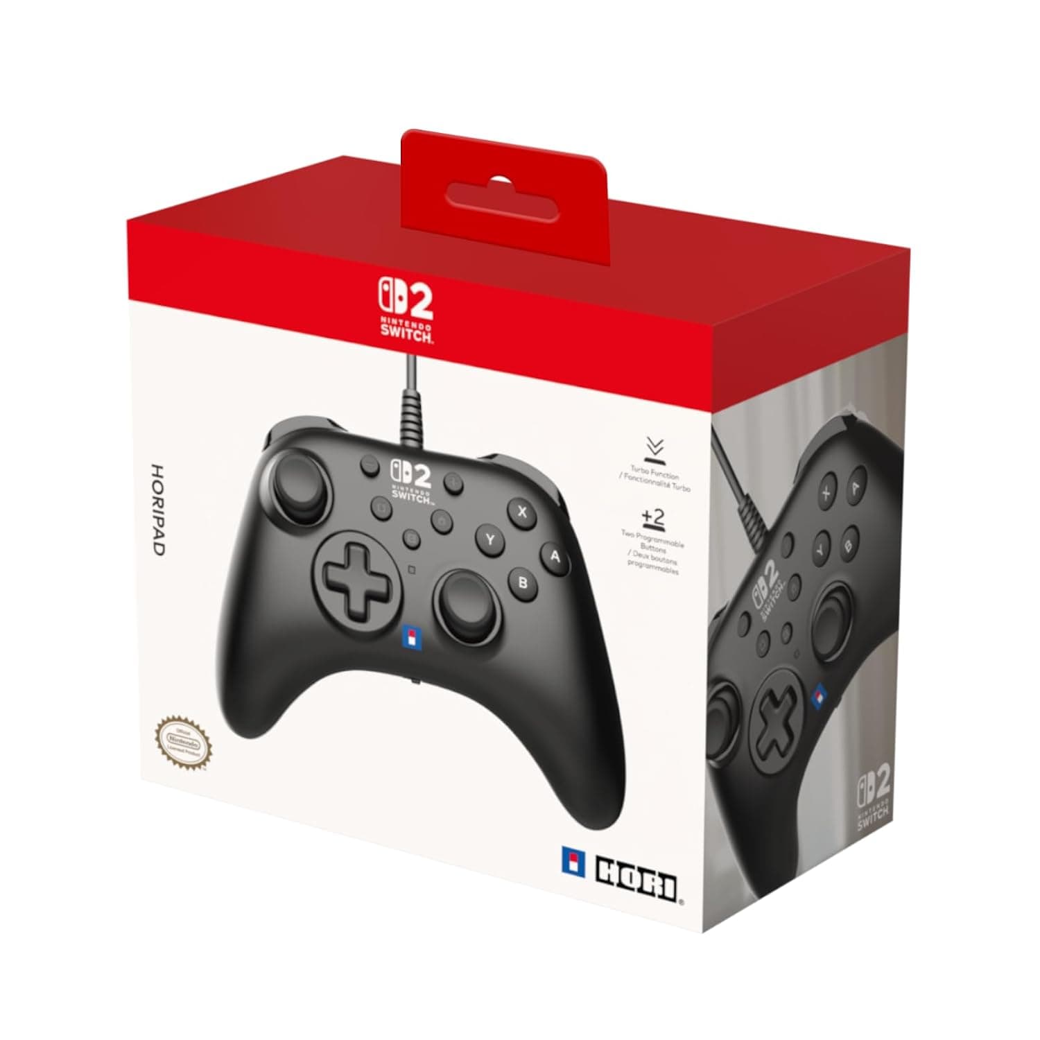 Hori HORIPAD Turbo (Black) for Nintendo Switch 2