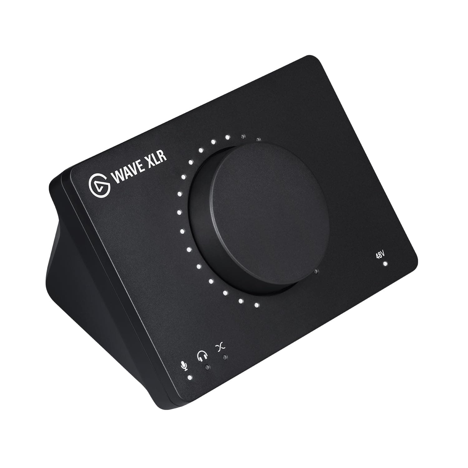Elgato Wave XLR Audio Mixer and Preamp, XLR to USB-C | Up to 75dB gain, 48V phantom power, Anti-distortion Clipguard, Tap-to-mute, Swappable faceplate, Digital mixing software