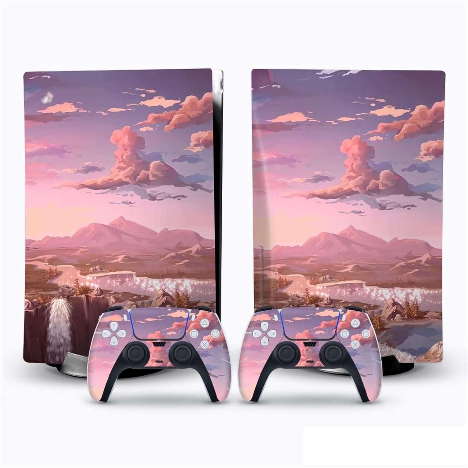Decal Skin Anime For P-S5 Disk Edition Skin For Console And Controllers Vinyl Sticker Durable, Scratch Resistant, Compatible With For PS 5 07932 Skin Wrap