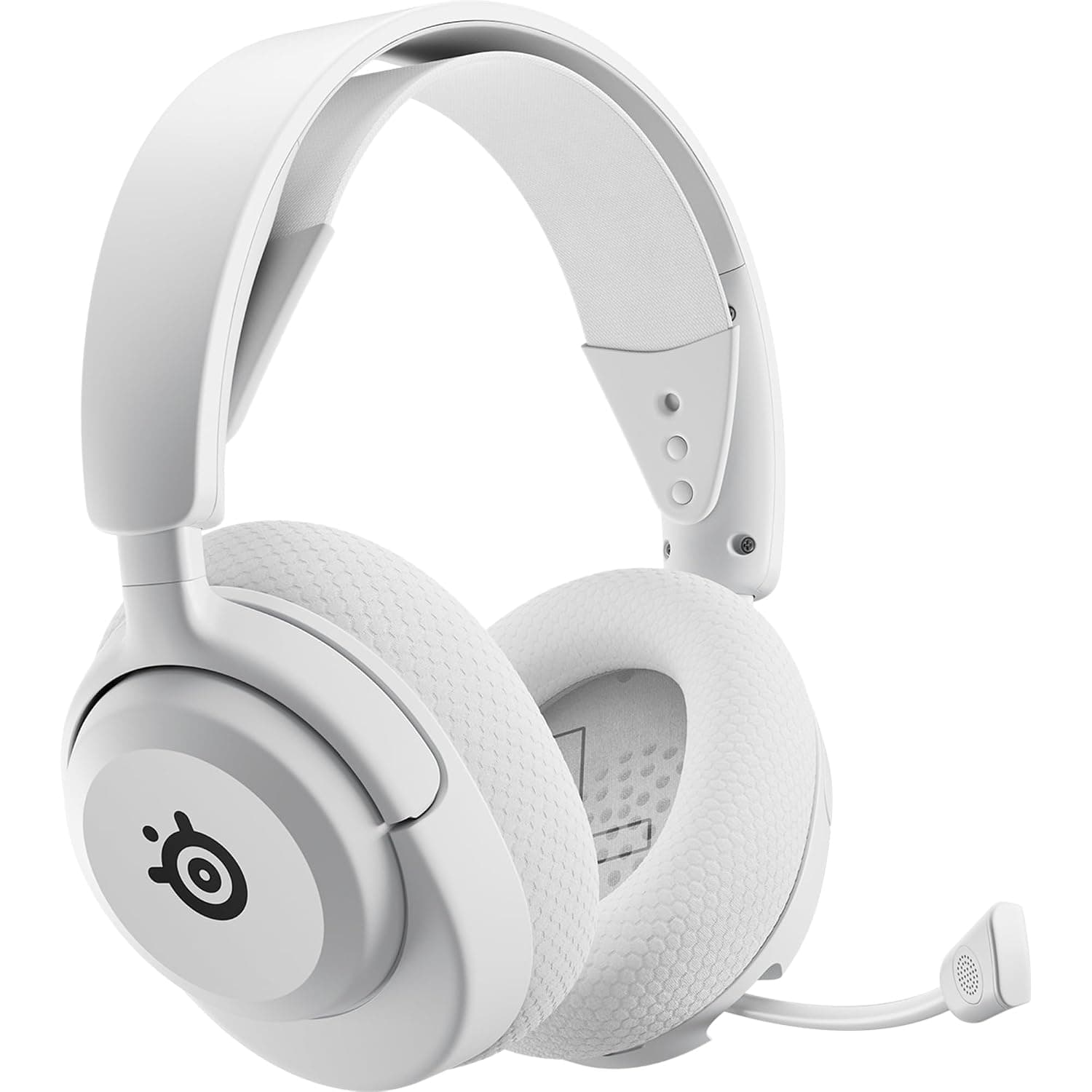 SteelSeries Arctis Nova 5X Wireless Gaming Headset Multi-System Xbox PC Magnetic Neodymium Drivers Over 100 Audio Presets 60H Battery Life 2.4 GHz or BT ClearCast Gen2.X-Mik White