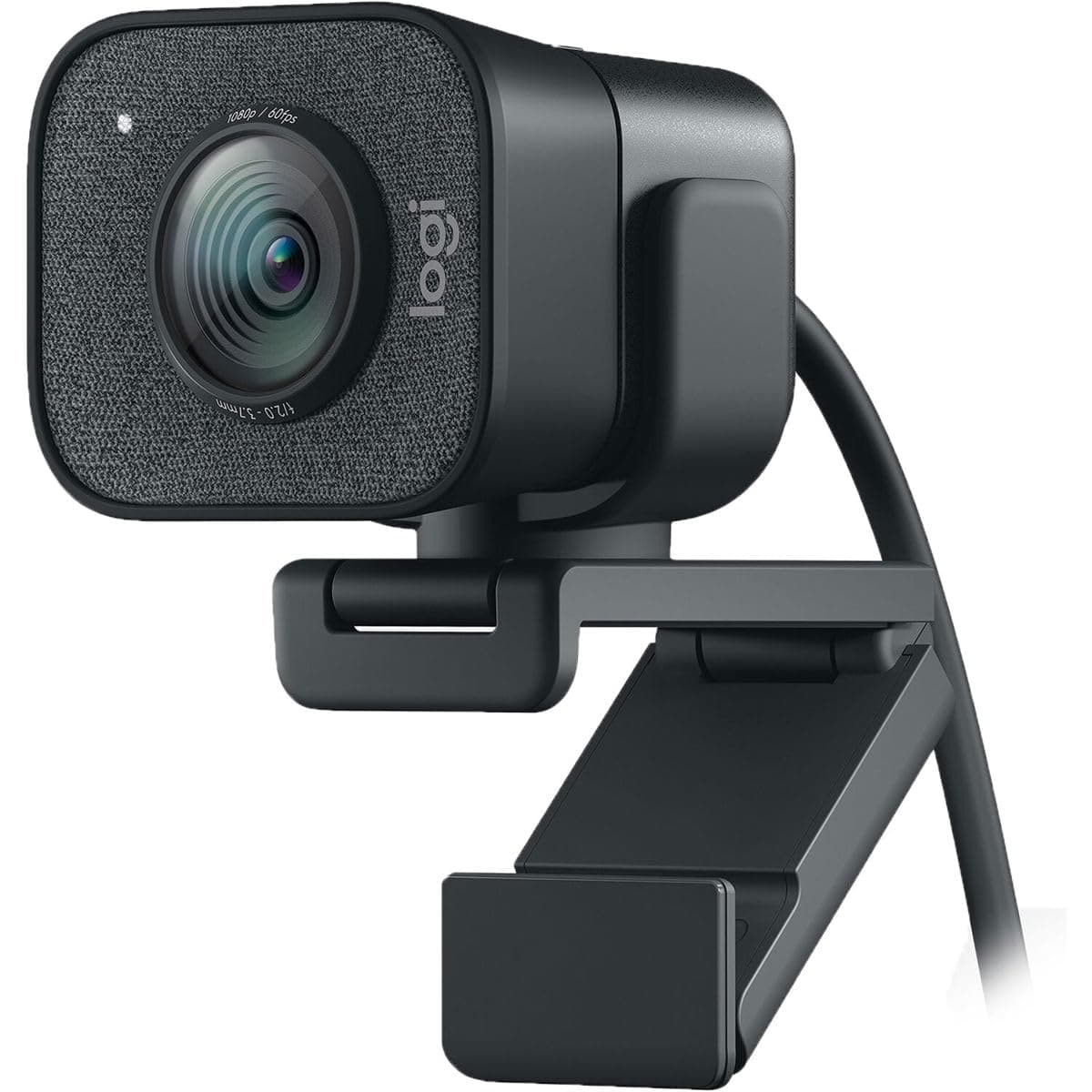Logitech StreamCam Plus Webcam with Tripod (Graphite) | Tripod mount