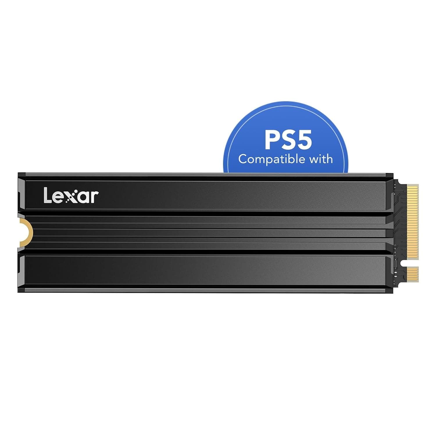 Lexar NM790 1TB SSD with Heatsink, M.2 2280 PCIe Gen4 NVMe SSD | Up to 7400MB/s Read, Up to 6500MB/s Write, Internal Solid State Drive for PS5, PC, Laptop, Gamers