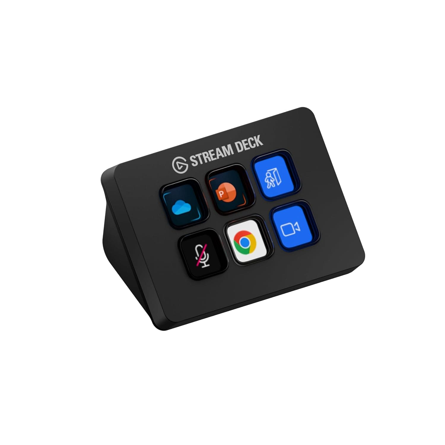 Elgato Stream Deck Mini, 6 Customizable LCD Macro Keys | Compatible with Zoom, Teams, Office, Adobe apps and more, Drag-and-drop setup, Multi-action sequencing, Works Mac and PC
