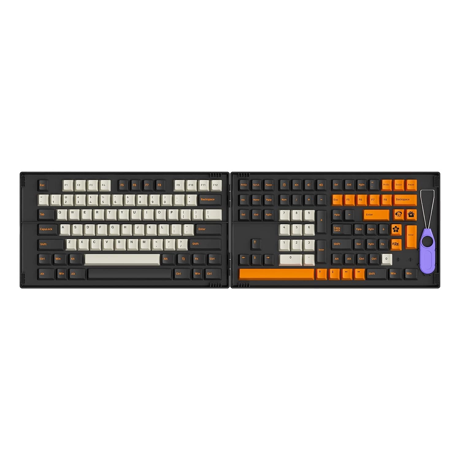 Akko Carbon Retro Keycap Set, ASA Profile, US Layout