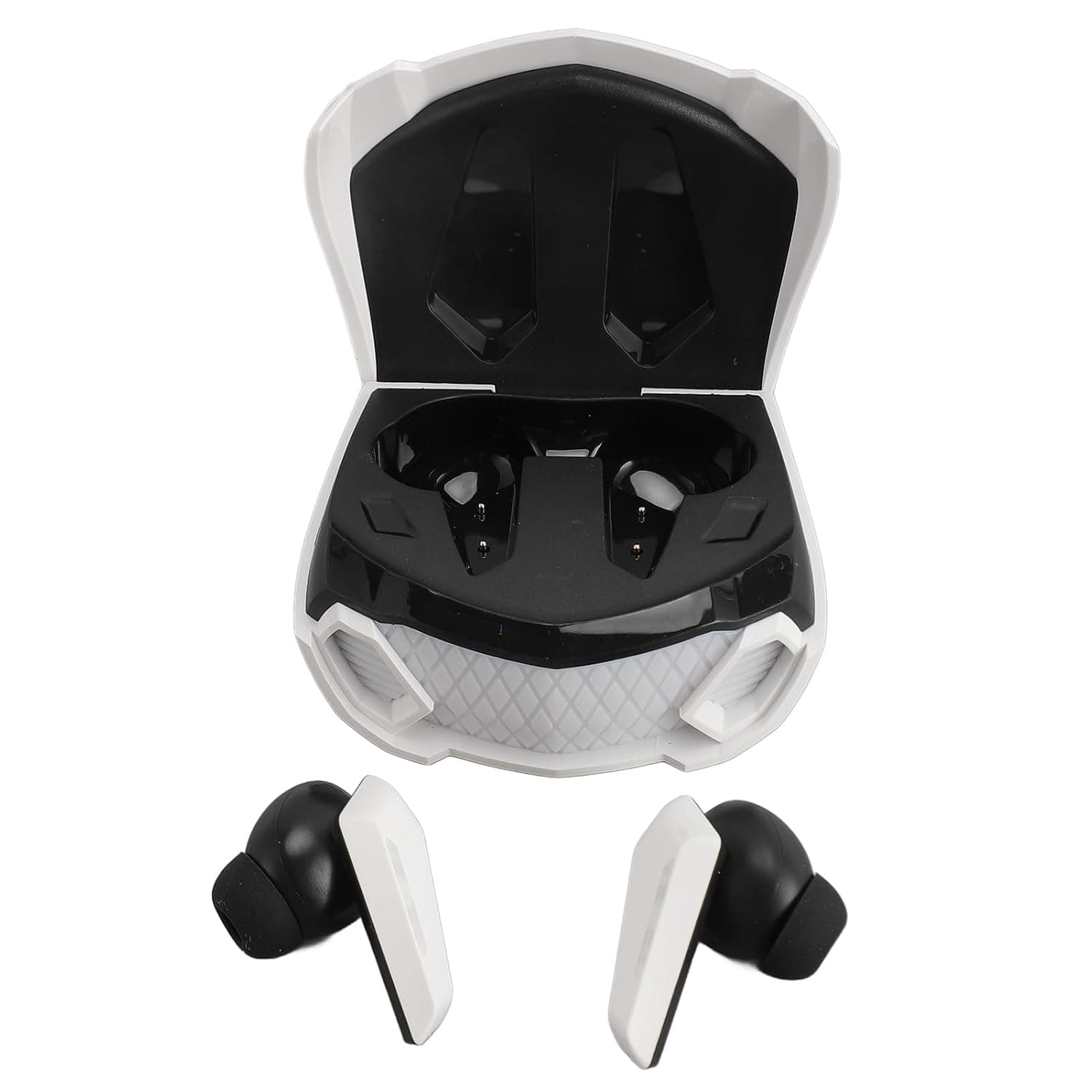 ASHATA True Wireless Gaming Earbuds, Low Latency Bluetooth Earbuds, Bluetooth 5.4 Earbuds 24 Hour Battery Life Touch Control with Charging Case