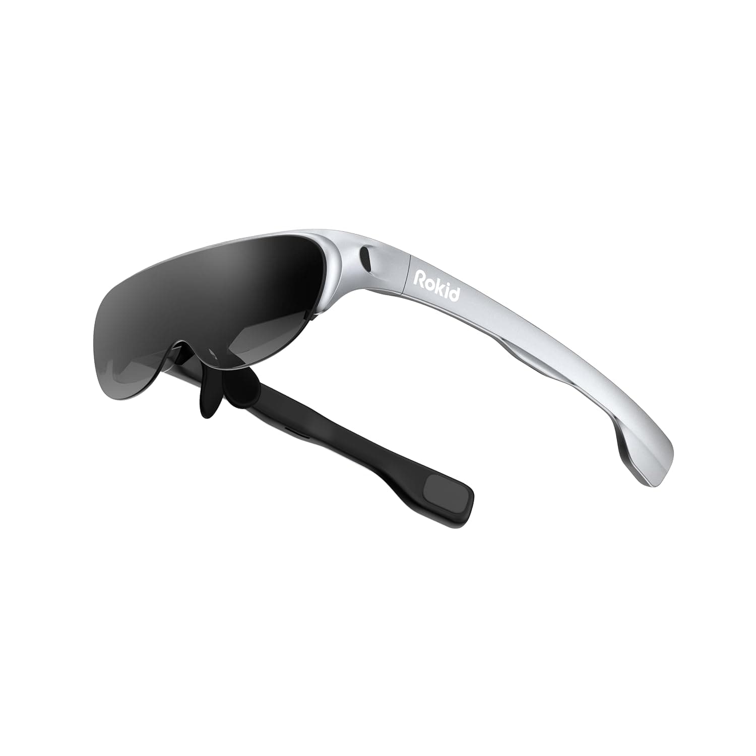 Rokid Air AR Glasses, Lightweight Smart Glasses, 120" Full HD Virtual Screen, Compatible with Steam Deck/Gaming Consoles/Android, Nearsightedness Adjustment, Portable Monitor