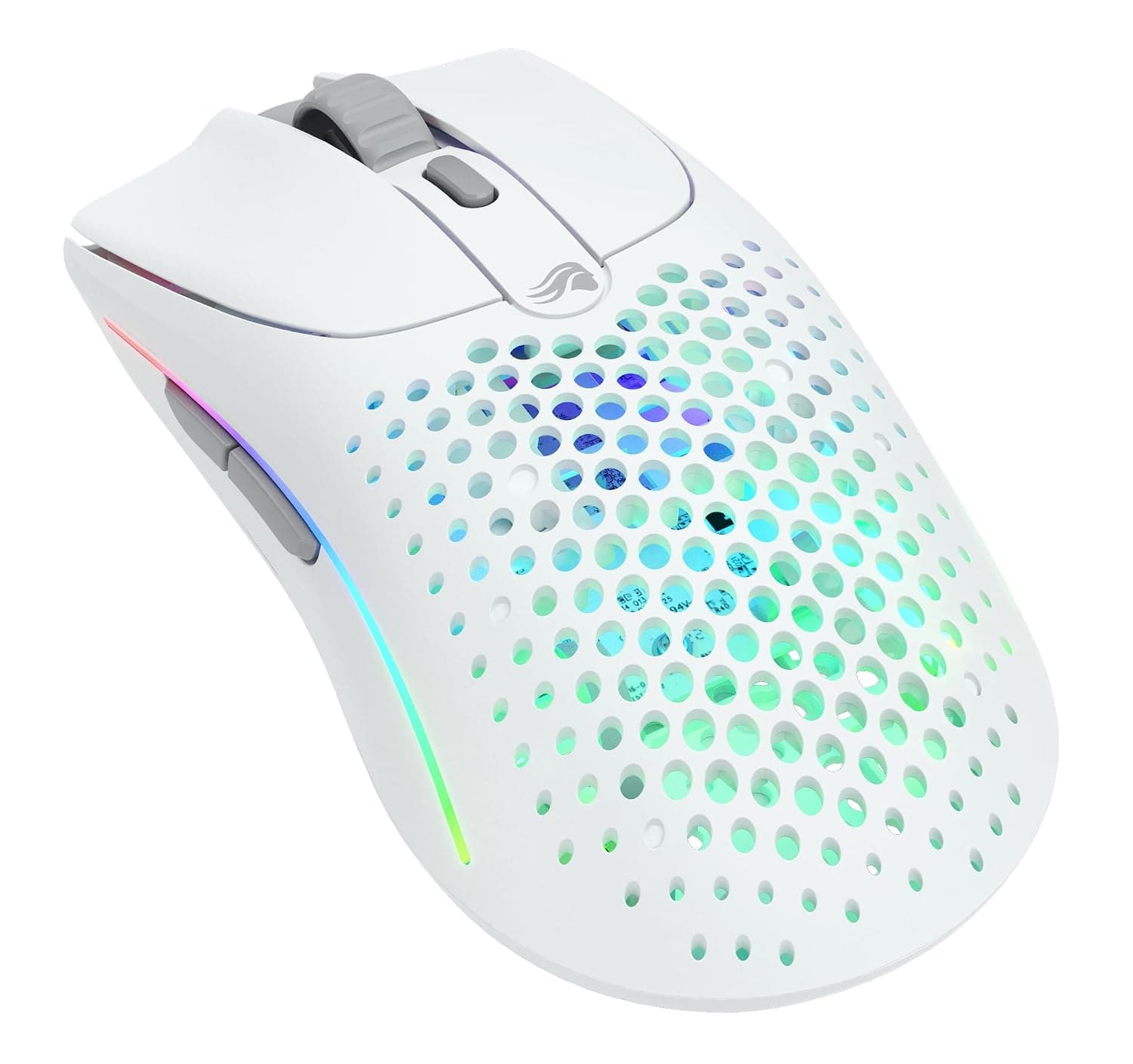 GLORIOUS Model O 2 Wireless Gaming Mouse (White) | 68g Ultralight Symmetrical Form, 2.4GHz And Bluetooth 5.2, BAMF 2.0 Sensor, 80M Clicks Rated Switches, PTFE Skates