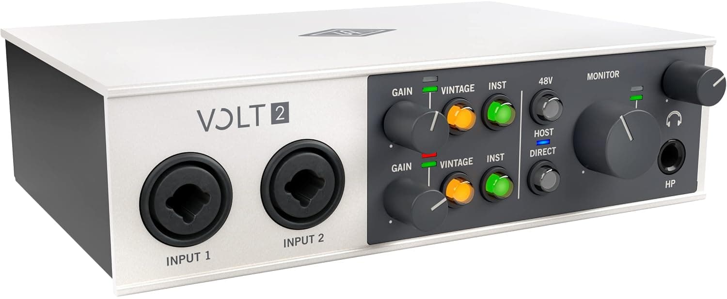 Universal Audio VOLT2 USB Audio Interface for recording, podcasting and streaming