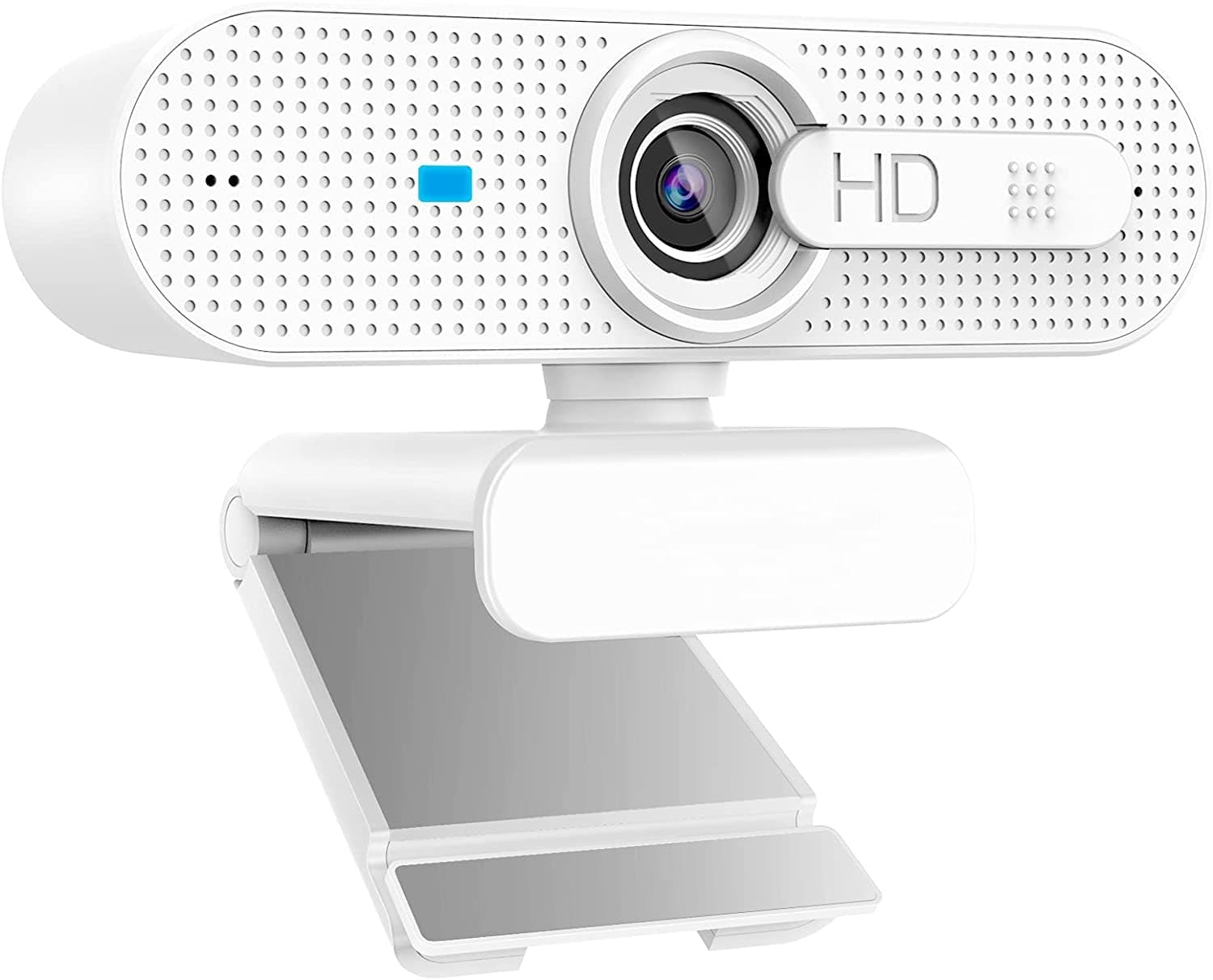 1080P Webcam - Full HD Webcam for PC, Auto Focus USB Web Camera with Stereo Microphone and Cover, 360° Rotating Streaming Webcam for Computer, Skype, YouTube Video, Zoom, Conference, Online Courses