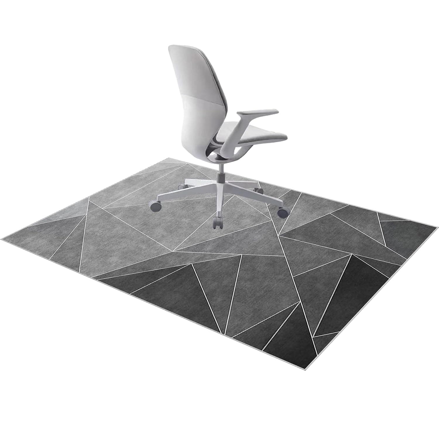 Tehocwiz Chair Mat for Hardwood Floor Non-Slip Gaming Floor Protector Computer Chair Mat for Rolling Chair Gaming Chair Mat for Home Office Gaming Room Decor 120 x 150 cm