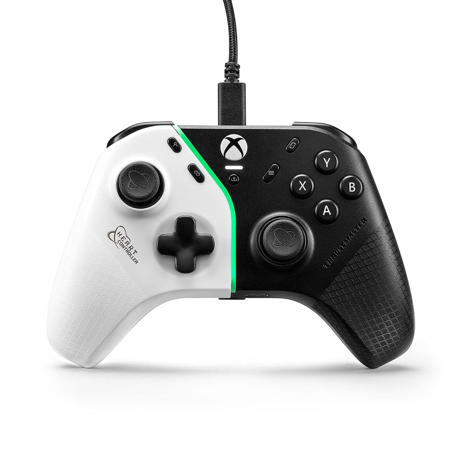 Thrustmaster Heart Controller, Hall Effect Gamepad with H.E.A.R.T. Anti-drift Technology for Xbox Series X|S and PC | Zero-drift sticks, 0.01-degree accuracy, mechanical buttons, 2 remappable back buttons, RGB LED, 3.5 mm jack, anti-drift
