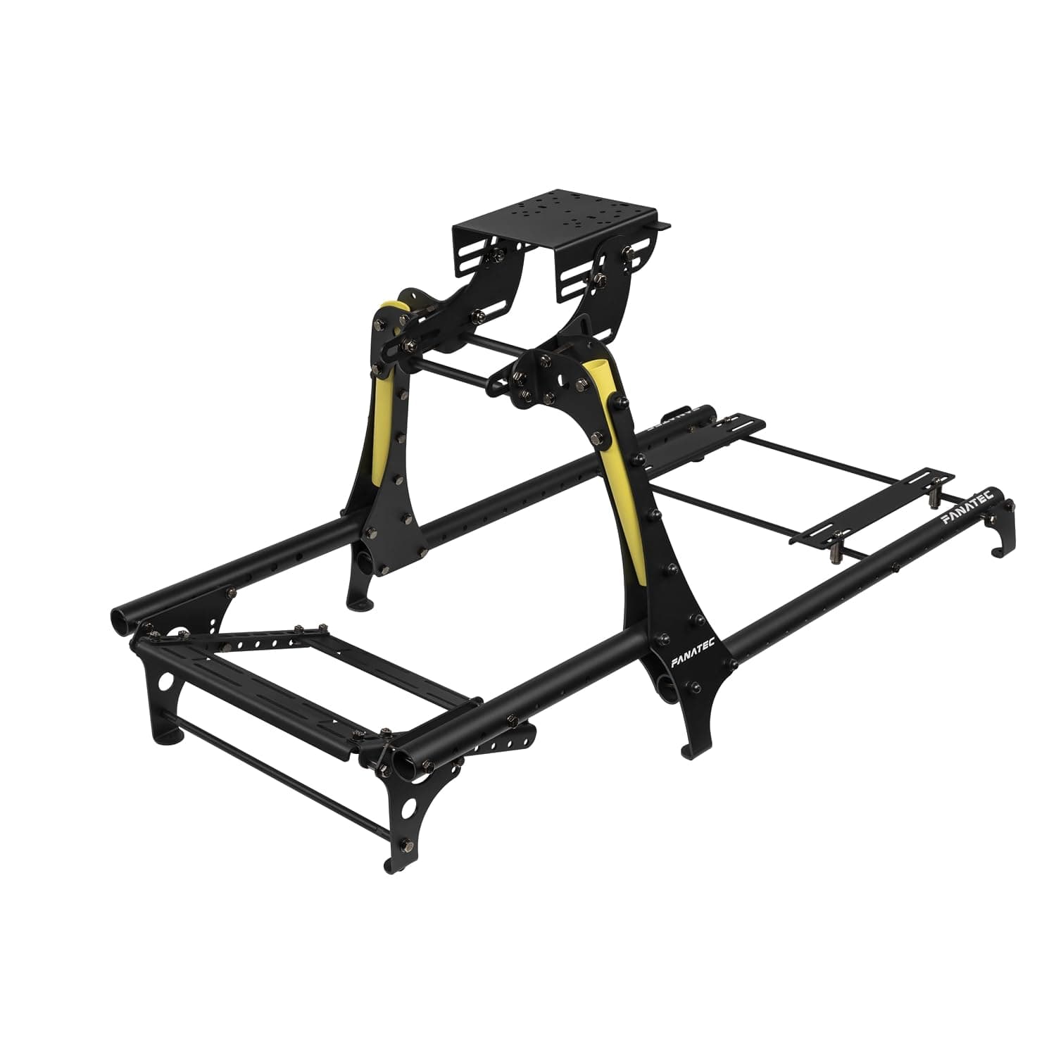 Fanatec Sim Racing CSL Cockpit V1.5 – Strong and Lightweight, Steel-Reinforced Aluminium Frame, Universal Wheelbase Mounting Bracket, GT Driving Position, Easy Assembly – Black