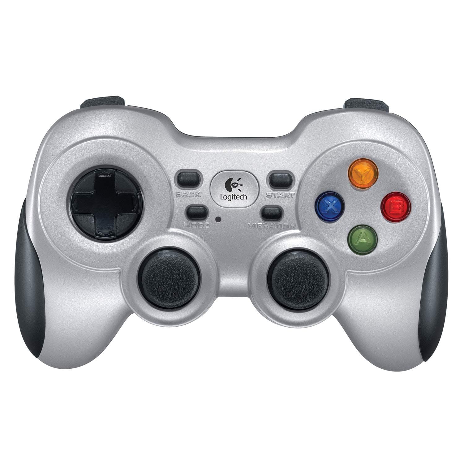 Logitech G F710 Wireless Gamepad | 2.4 GHz Wireless with USB Nano-Receiver, Controller Dual Vibration Feedback, 4 Switch D-Pad, PC - Grey/Black