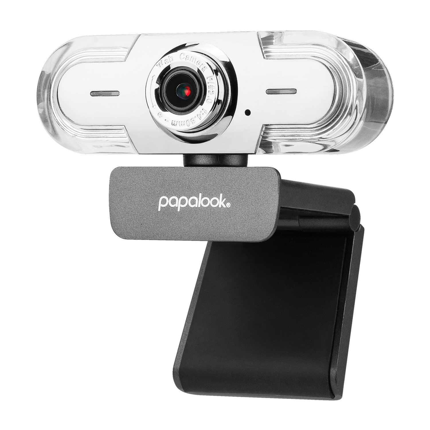 Webcam 1080P HD, PAPALOOK PA452 PRO Web Cam with Microphone, Plug and Play, USB Camera for Video Calling and Recording, Compatible with Windows XP /7/8 /10