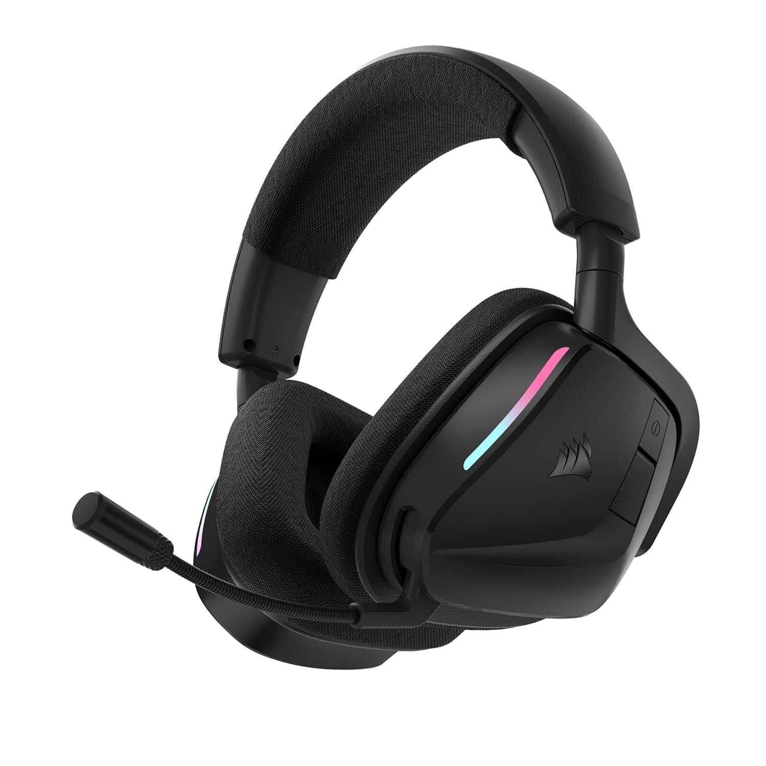 Corsair VOID v2 Wireless Gaming Headset with Bluetooth for PC, PS5, PS4, Switch, Mobile – Dolby Atmos, 70 Hr Battery, Dual Wireless, Lightweight, Fast Charging – Carbon | Clear Microphone, Dolby Atmos, Lightweight, Up to 70Hr, Fast Charging, 2.4GHz, Effortless Connectivity, PS4, Mobile