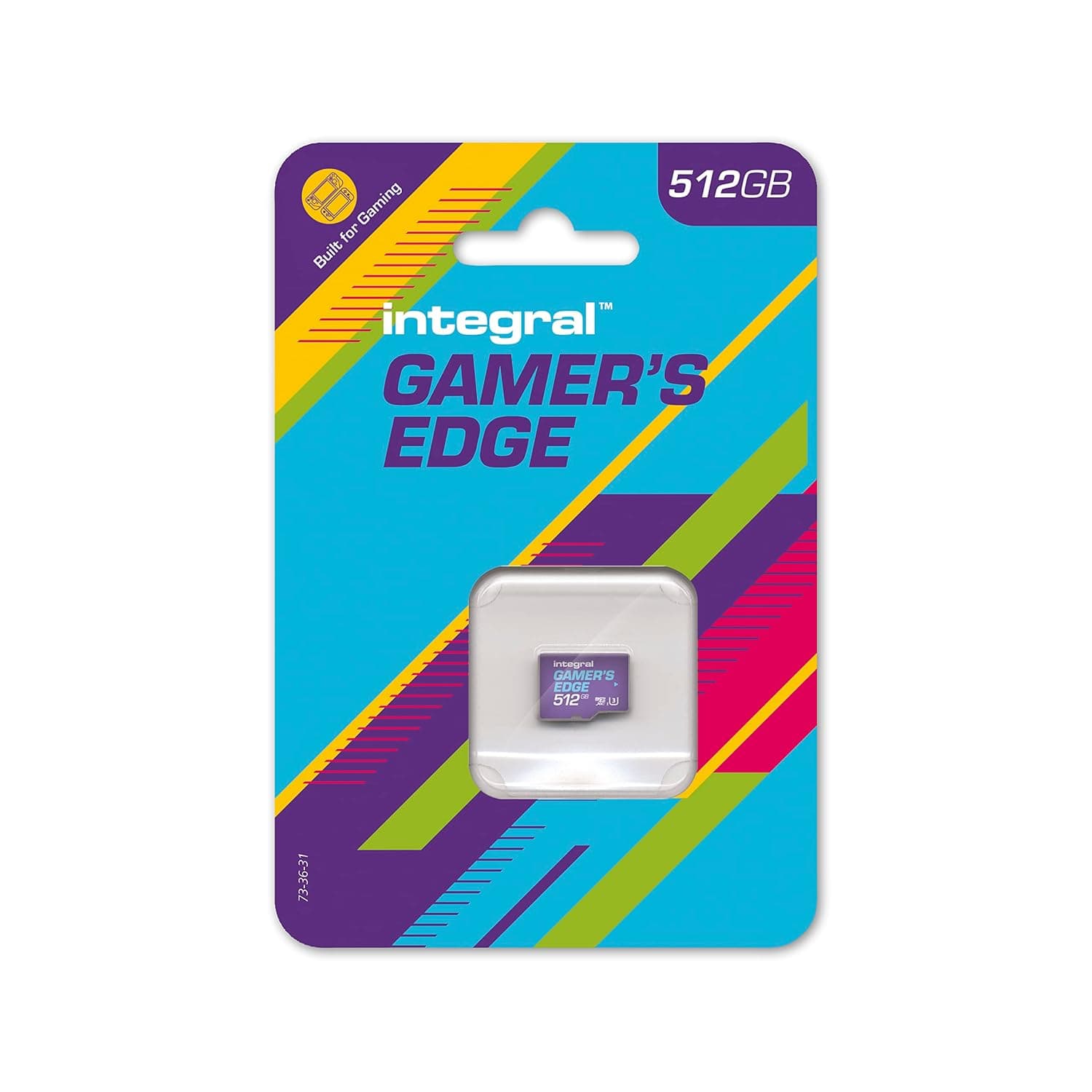 Integral 512GB Gamer's Edge Micro SD Card for Nintendo Switch - Fast Charging & Saving Games Saving DLC & Data Designed for Nintendo Switch, Switch Lite & Switch OLED