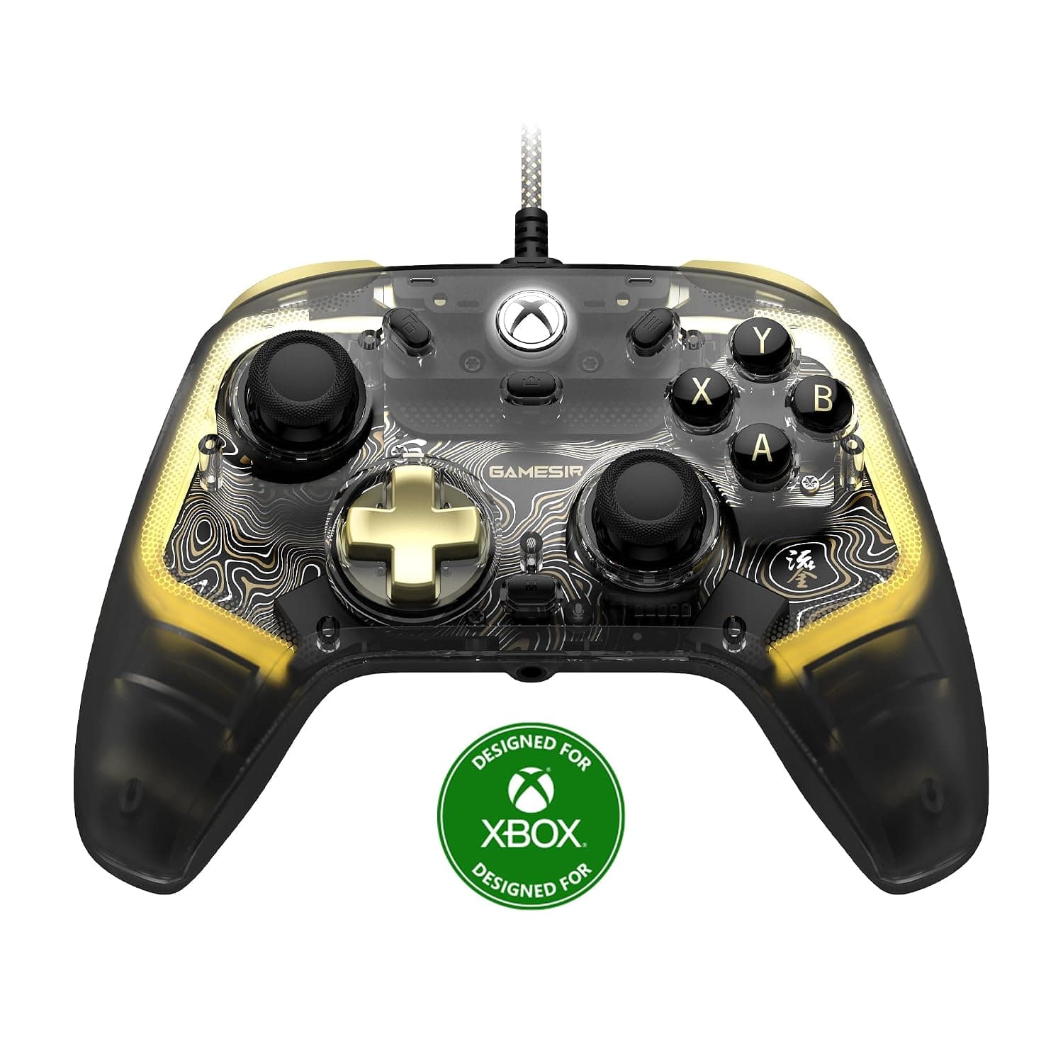 GameSir Kaleid Flux Enhanced Wired Controller for XBOX, RGB Lighting and Hall Effect Joystick, Compatible with XBOX Series X|S, XBOX One, Windows 10/11 PC - Officially Licensed