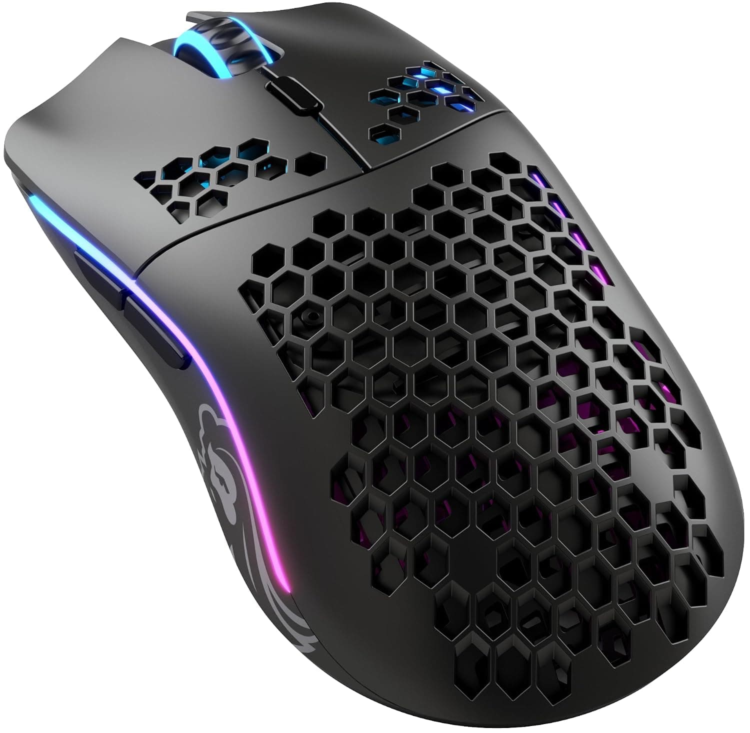 GLORIOUS Model O Wireless Gaming Mouse (Matte Black) | 69g Superlight Ambidextrous Design, Lag Free 2.4GHz Connectivity, Up To 71 Hours Battery Life, BAMF RGB Sensor