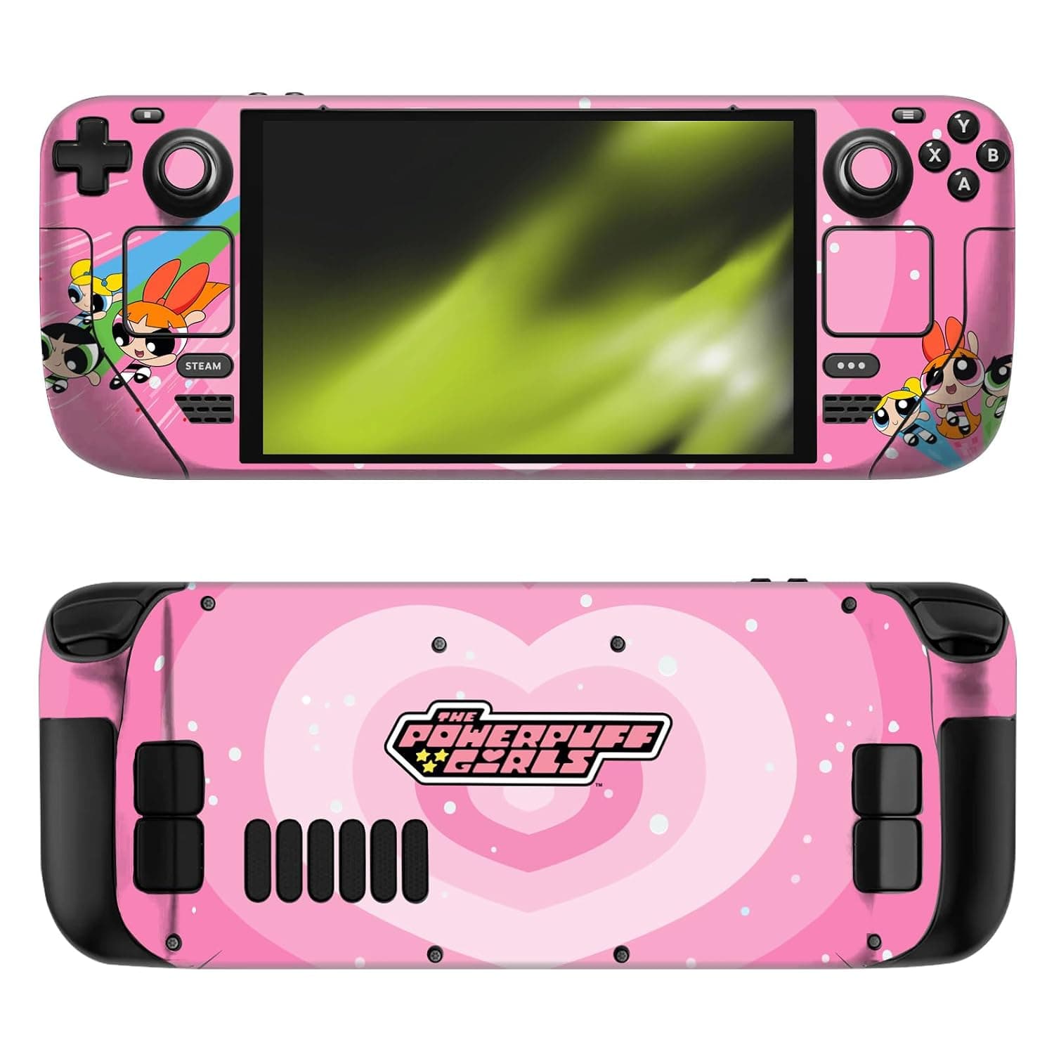 Head Case Designs Officially Licensed The Powerpuff Girls Group Graphics Vinyl Sticker Skin Decal Cover Compatible With Steam Deck OLED