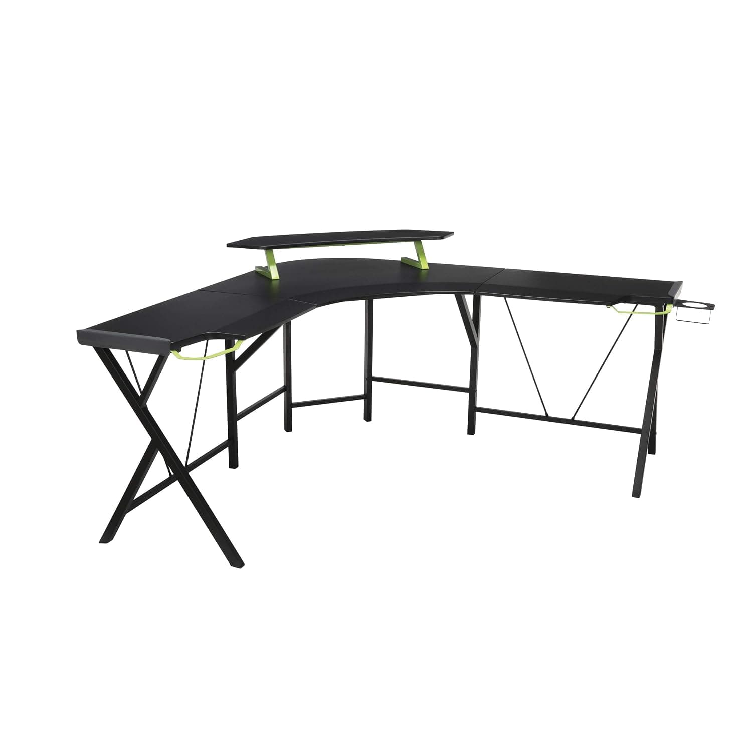 RESPAWN Gaming Computer Desk, L-Shaped Desk, in Green (RSP-GRN)