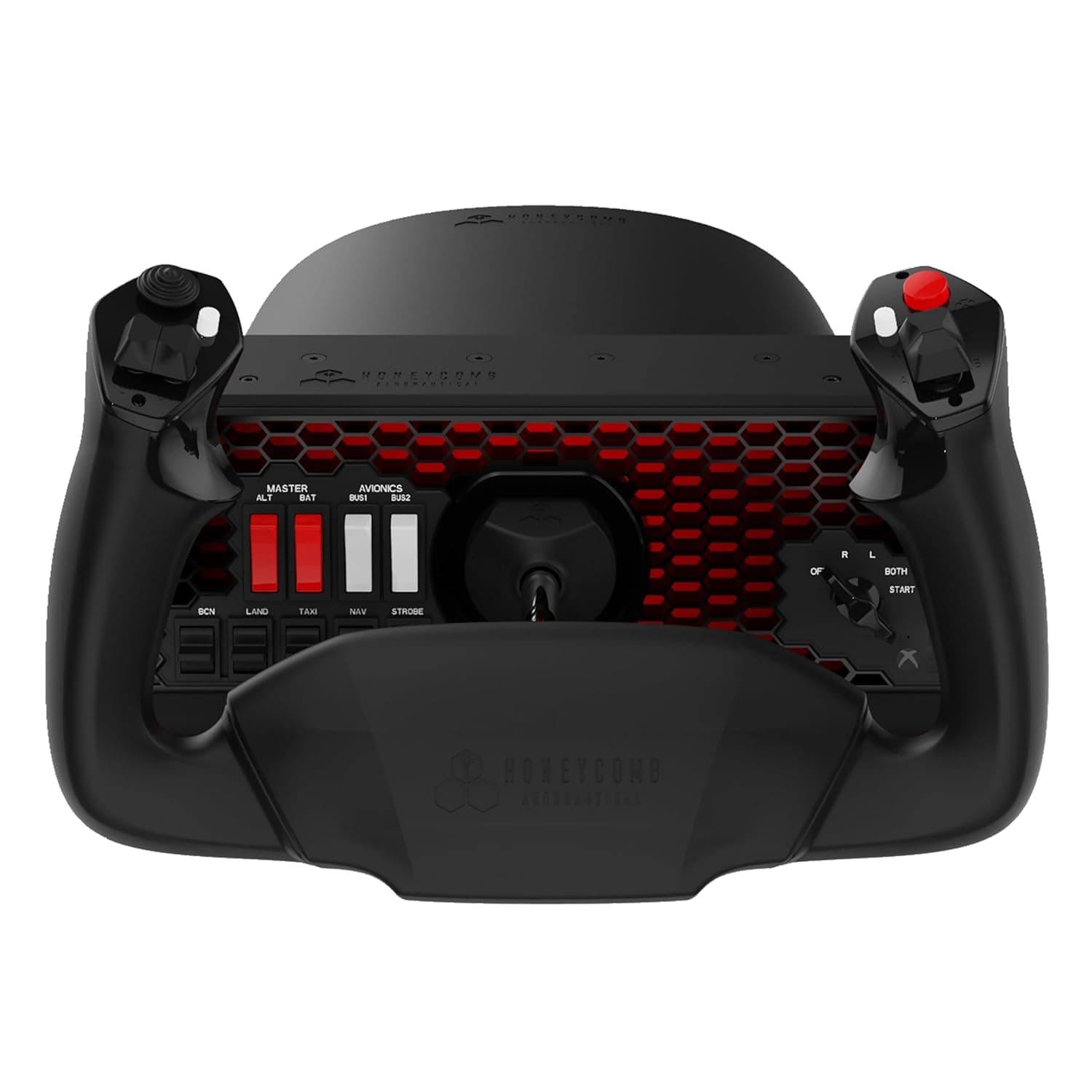 Honeycomb Alpha Flight Controls XPC | Aviation-Quality Yoke & Switch Panel for Flight Simulators | Compatible with Xbox One, Series S&X and PC
