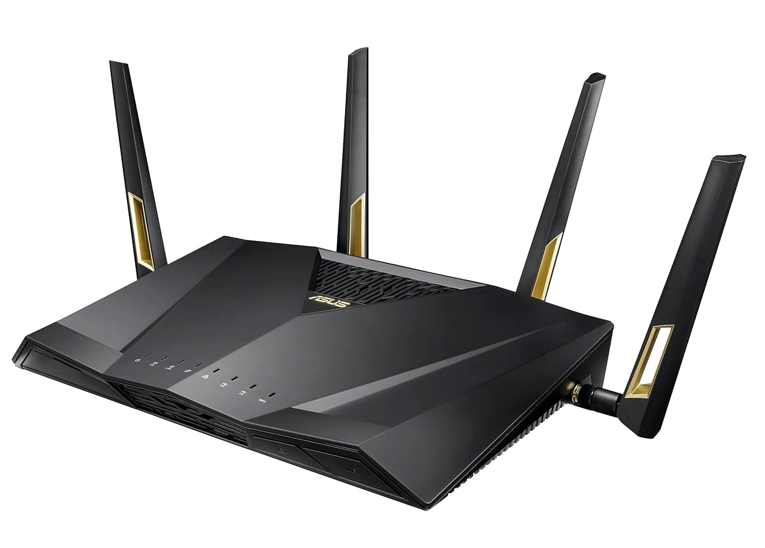 ASUS RT-AX88U Pro WLAN Gaming Router (AX6000 WiFi 6 Standard, MU-MIMO, OFDMA, AiProtection, Gaming Engine, Adaptive QoS, 8x Gigabit, USB 3.1)
