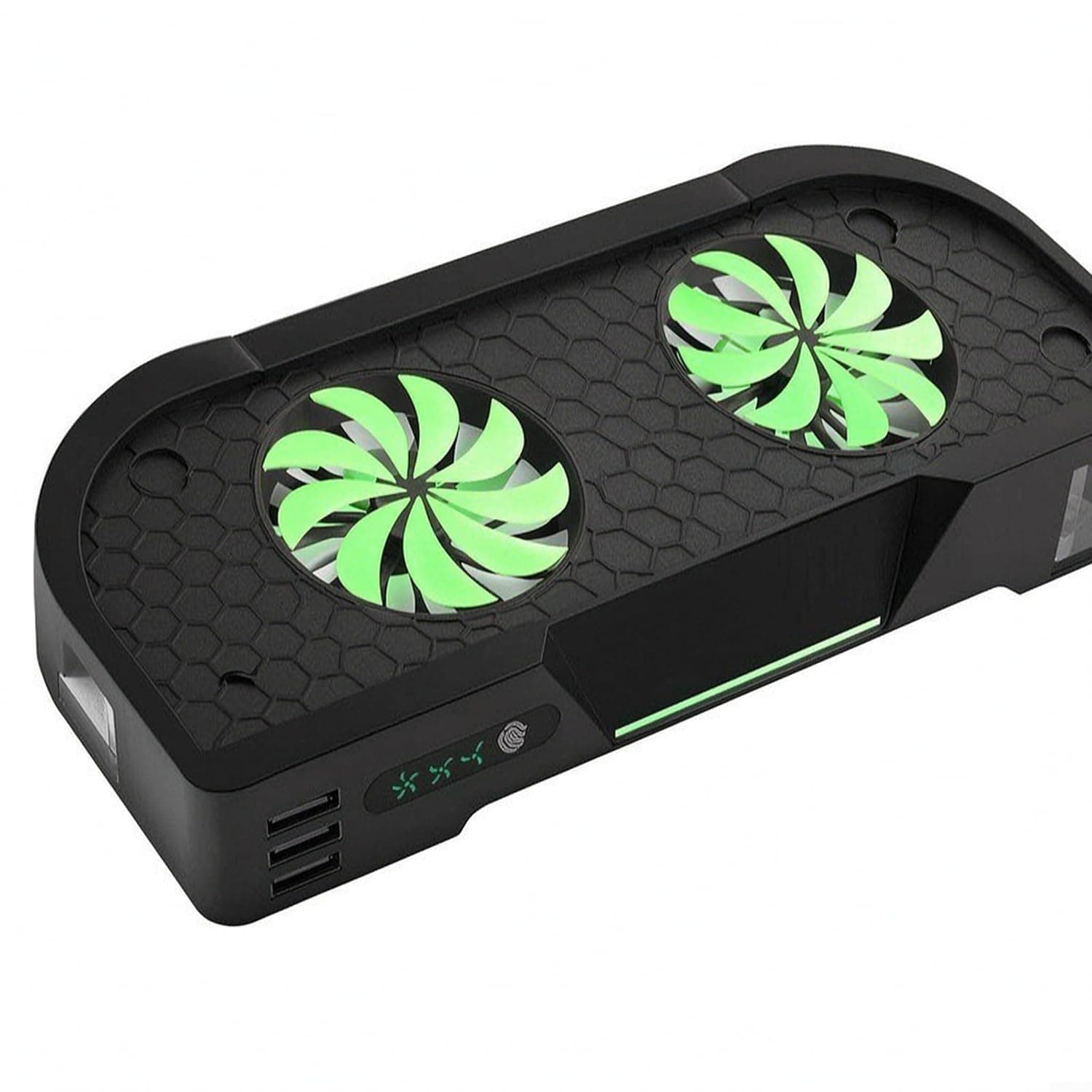 Switch 2 Dock Fan, 1 Pack RGB Cooling Pad with Game Card Storage for Switch 2 Dock USB 2.0 Powered Quiet Operation for Home Gaming