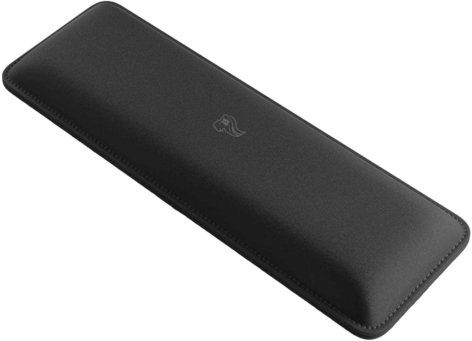 GLORIOUS Padded Keyboard Wrist Rest Compact 25mm (Stealth) | 300x100x25mm Dual Lock Anti Fraying Stitched Frame, Medium Firmness Foam Interior, Ergonomic Non Slip Grip Base