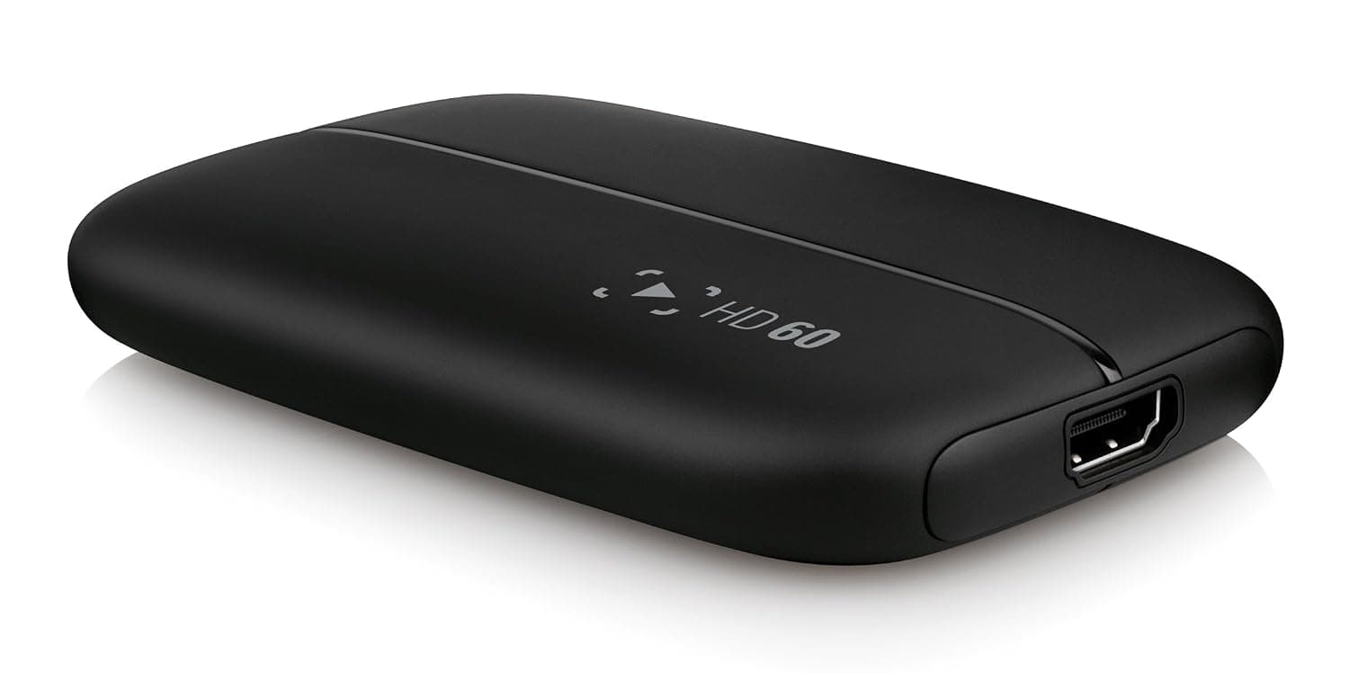Elgato Game Capture HD60, Next Generation Gameplay Sharing for Playstation 4, Xbox One, Xbox 360, Wii U, 1080p quality with 60 fps