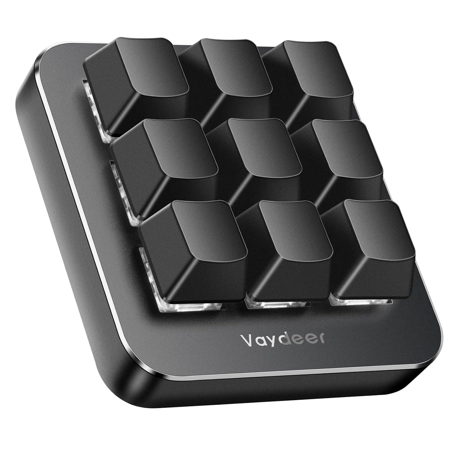 VAYDEER Programmable Macro Keyboard, 9 Keys, USB | NKRO Support, USB Connection, For Gaming, Editing and Office Shortcuts