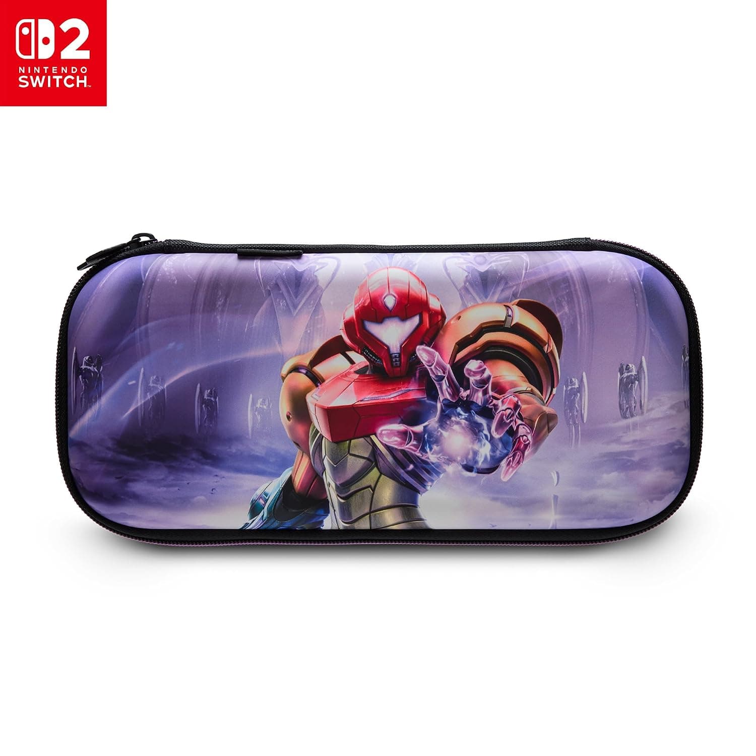 PowerA Slim Case for Nintendo Switch 2 - Metroid Prime 4: Beyond, Officially Licensed, Protective Case, Holds 10 Game Cards, Padded Screen Protector, Built-in Play Stand
