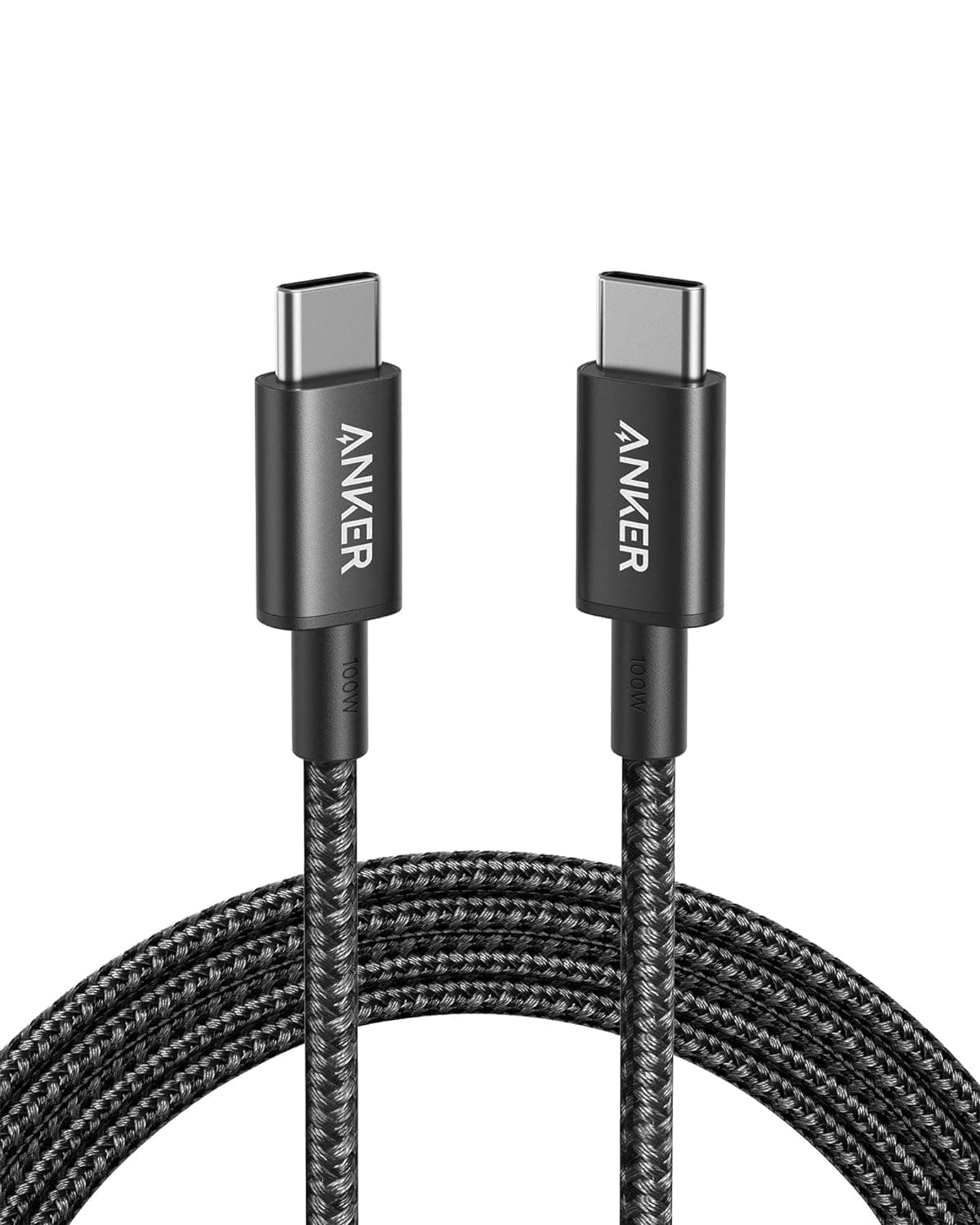 Anker USB C to USB C Charger Cable, 100W Fast Charging Cable (6 ft/1.8m) | USB 2.0 Type C fast Charging Cable for MacBook Pro, iPhone 17/16/15, iPad Pro, Samsung Galaxy,and More