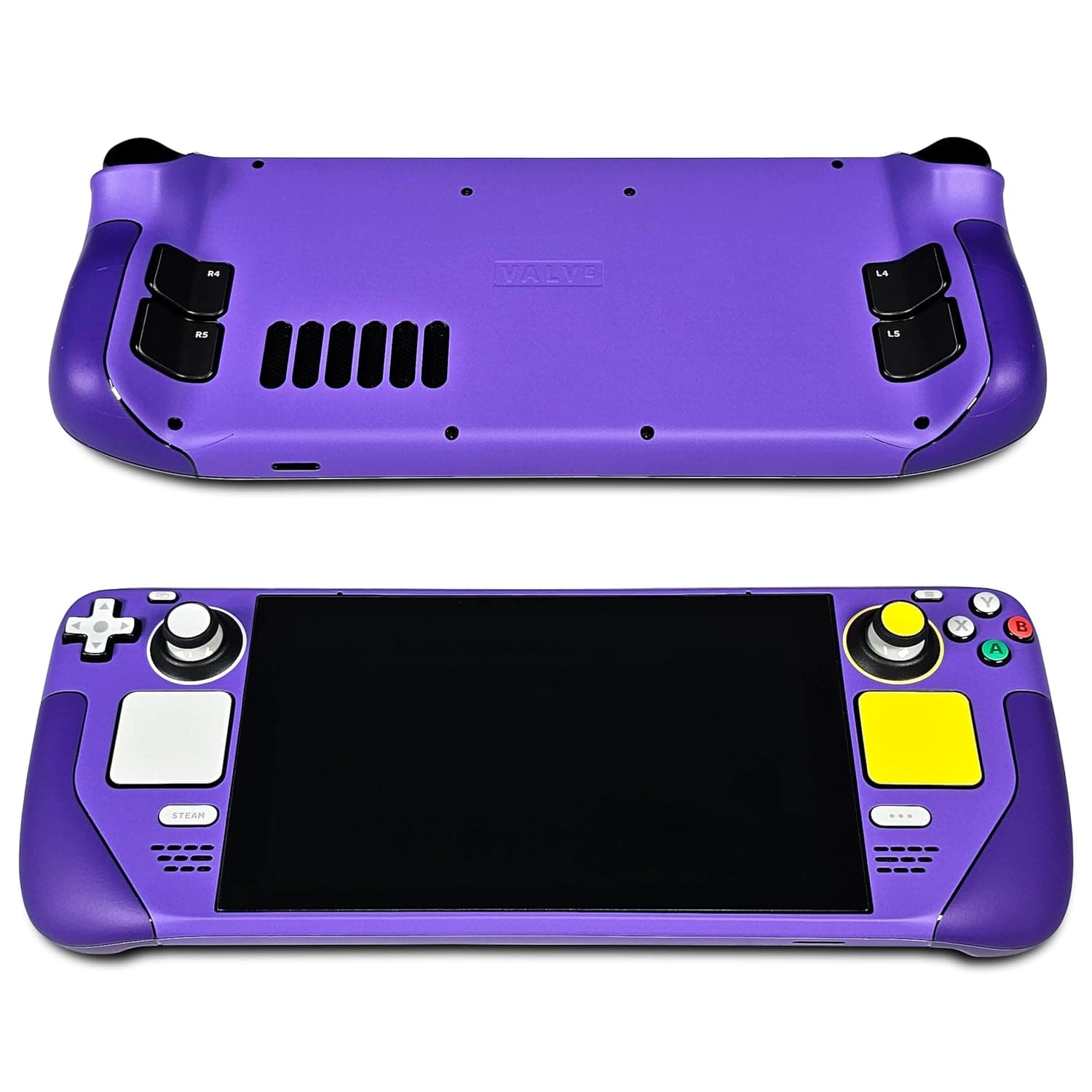 Steam Deck Skin, Game Purple Cube Edition, Full Wrapping Matte Vinyl Skin, Designed by POP SKIN, Compatible with Both LCD and OLED Versions