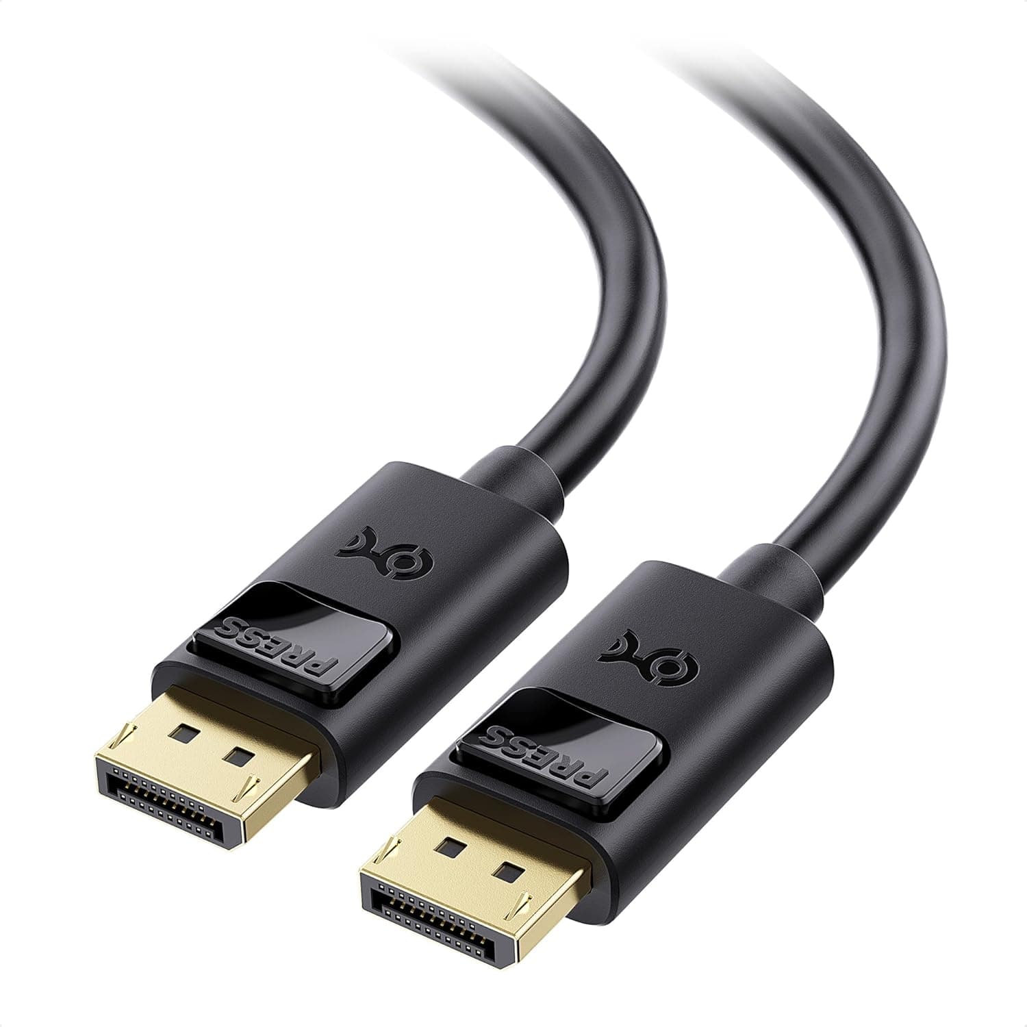 Cable Matters 4K DisplayPort to DisplayPort Cable, 2m, Black | 4K@60Hz / 2K@144Hz, Male to Male Display Port Cable, DP 1.2 Cable