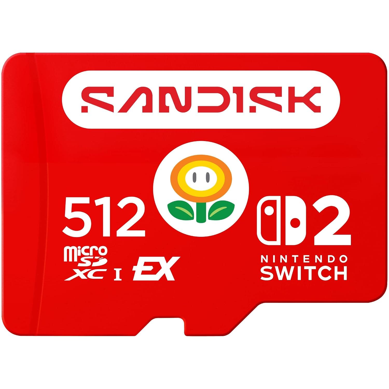 SANDISK microSD Express Card 512GB for Nintendo Switch 2 | Officially Licensed for Nintendo Switch 2, Up to 880 MB/s Read Speeds Up to 650MB/s Write Speeds, U3, C10