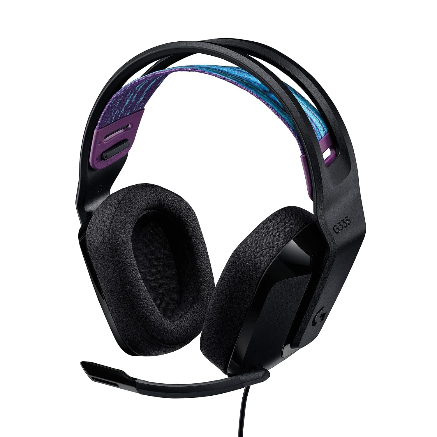 Logitech G G335 Wired Gaming Headset | Flip to Mute Mic, 3.5mm Jack, Memory Foam Earpads, Lightweight, Compatible with PC, PS, Xbox, Switch/Switch 2 - Black