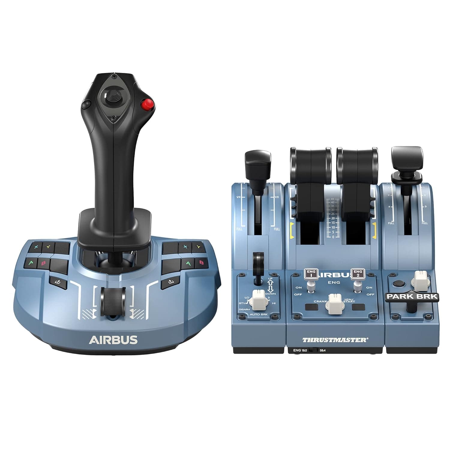 Thrustmaster TCA Captain Pack X Airbus Edition – Official Replica Joystick & Throttle – Magnetic Technology – For Xbox Series X|S, Xbox One & PC – Ideal for Microsoft Flight Simulator 2024 | Officially licensed by Airbus & XBOX, Flight sim equipment, 1:1 ergonomic replicas, Sidestick & throttle quadrant
