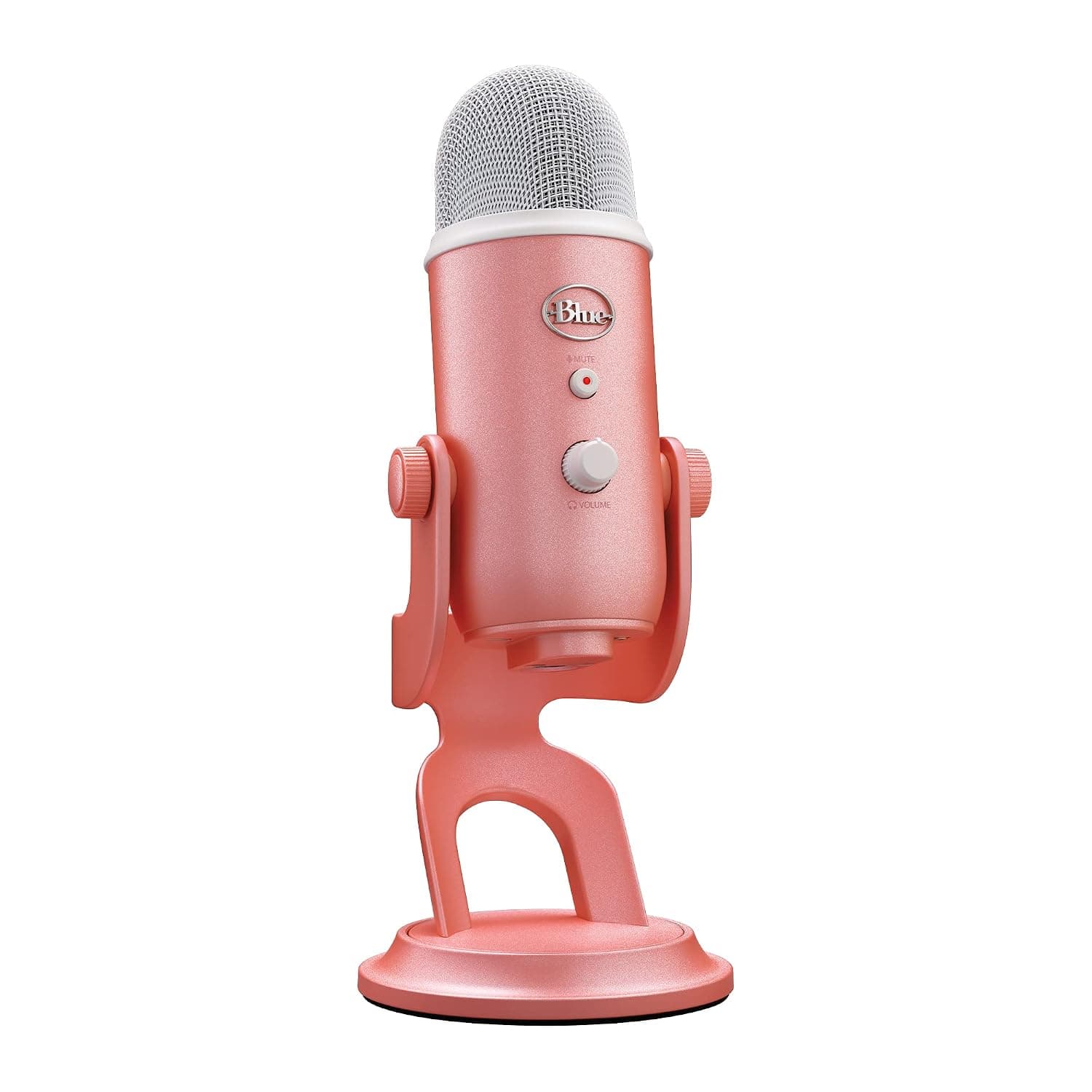 Logitech G Blue Yeti USB Microphone | Recording, Streaming, Gaming, Podcasting, PC/Mac, Condenser Mic, Blue VO!CE Effects, Adjustable Stand - Pink