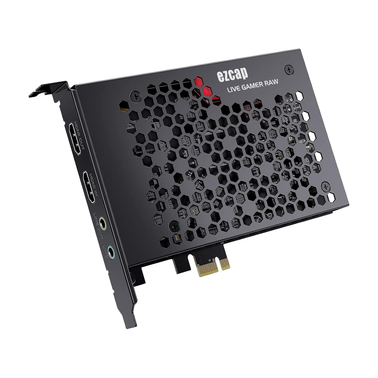 Ezcap 4K HDMI Internal PCI-E Video Capture Card for Live Streaming, PC Gaming, and Sound Mixing - Compatible with Windows, Mac, PS4, Xbox, and Switch