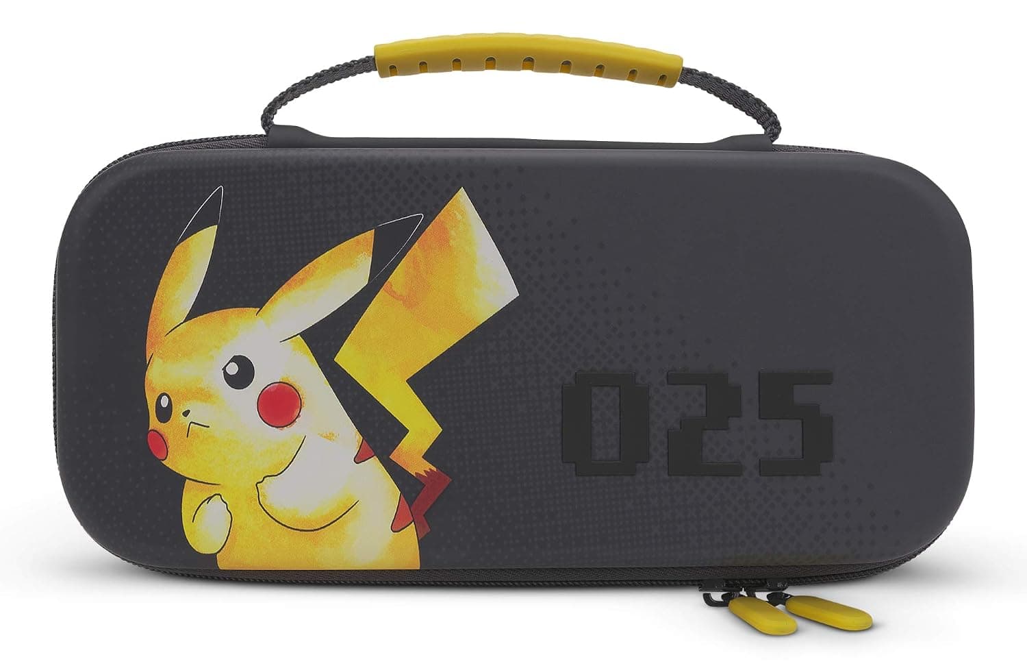 PowerA Protection Case for Nintendo Switch, Switch Lite & OLED Model, Hard Shell Protective Pouch with Carry Handle and 9 Game Cards Storage, Official: Pikachu 025