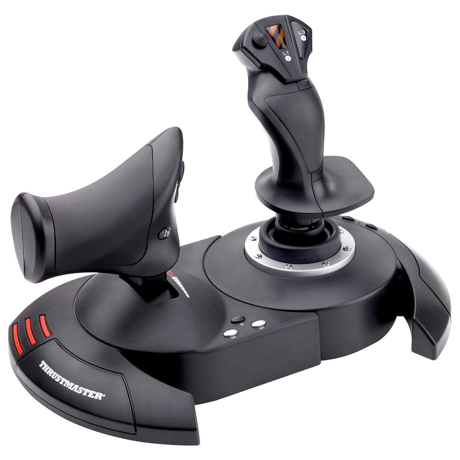 Thrustmaster T.Flight Hotas X – Joystick with Detachable Throttle Included for Flight Simulator – Programmable 5-Axis Flight Controller with Adjustable Resistance – Compatible with PC | Complete Flight sim equipment for beginners, programmable buttons, 5-Axis control, high precision, ergonomic design