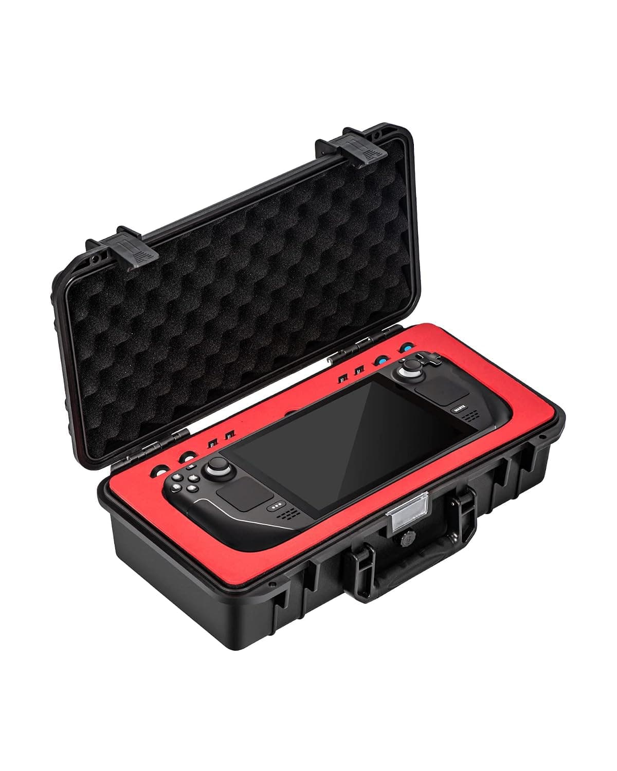DEVASO Carrying Case for Steam Deck/OLED/ASUS ROG Ally/Playstation Portal, Upgraded Hard Case with Soft Lining for Console, Controller and Other Accessories, Large Capacity Travel Case