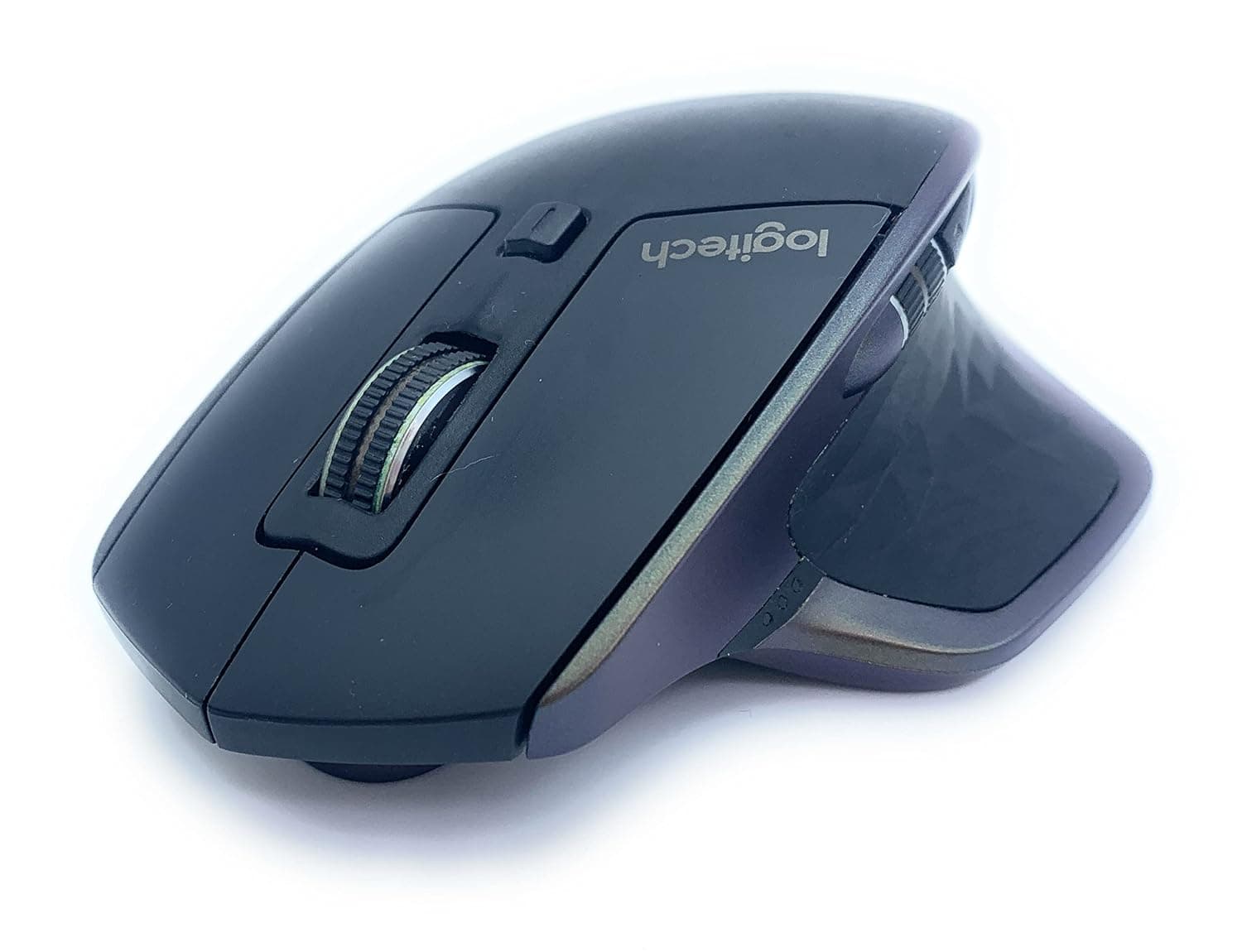 Logitech MX Master Wireless Mouse | Bluetooth, 2.4 GHz USB Unifying Mini-Receiver, 1000 DPI Any Surface Laser, 5-Buttons, PC/Mac/Laptop - Graphite Black