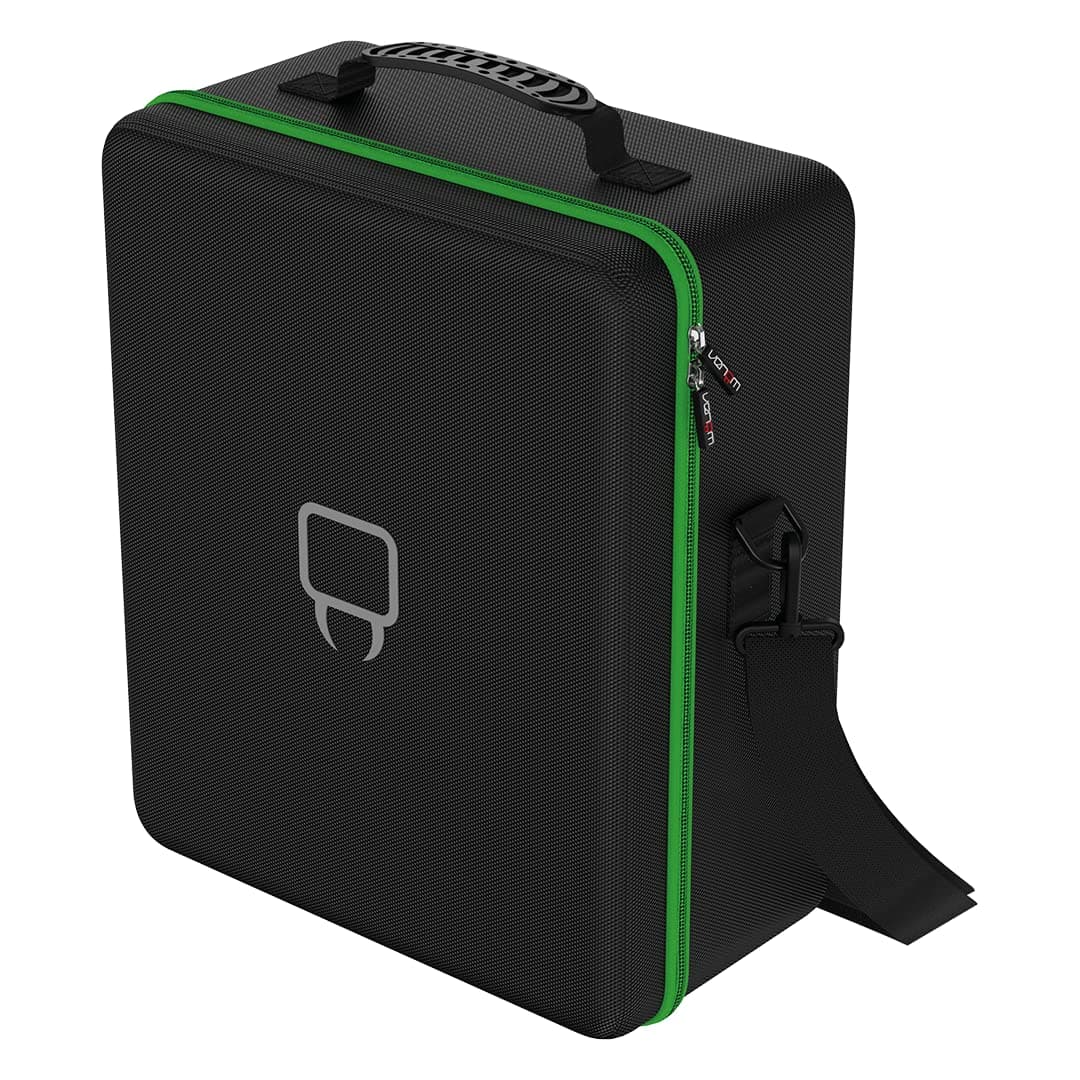 Venom Series X Deluxe Console Carry Case (Xbox Series X / S) | xbox console carry case, travel bag, padded interior, accessory compartments, series x, series s