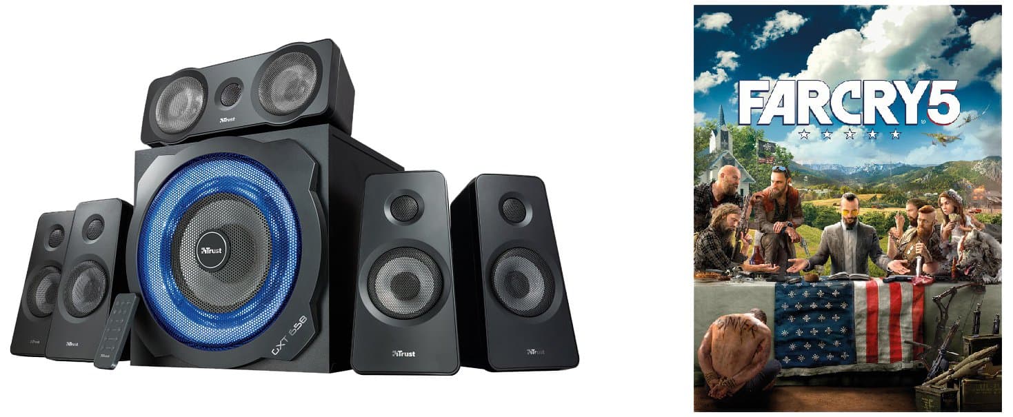 Trust GXT Gaming Speaker Set black Black